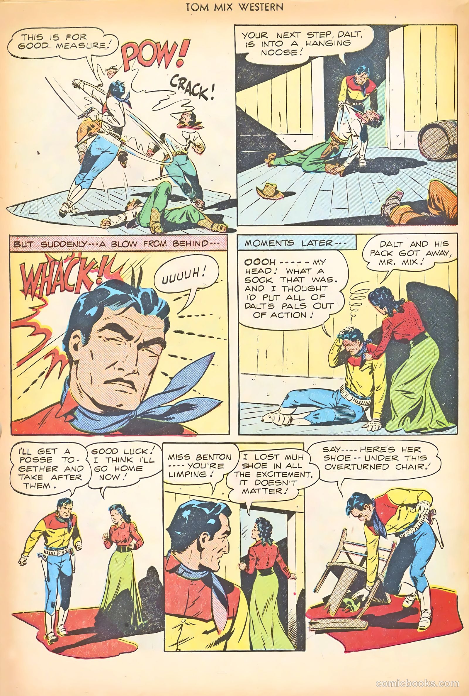 Tom Mix Western #8 (1948) — page 22 of 52