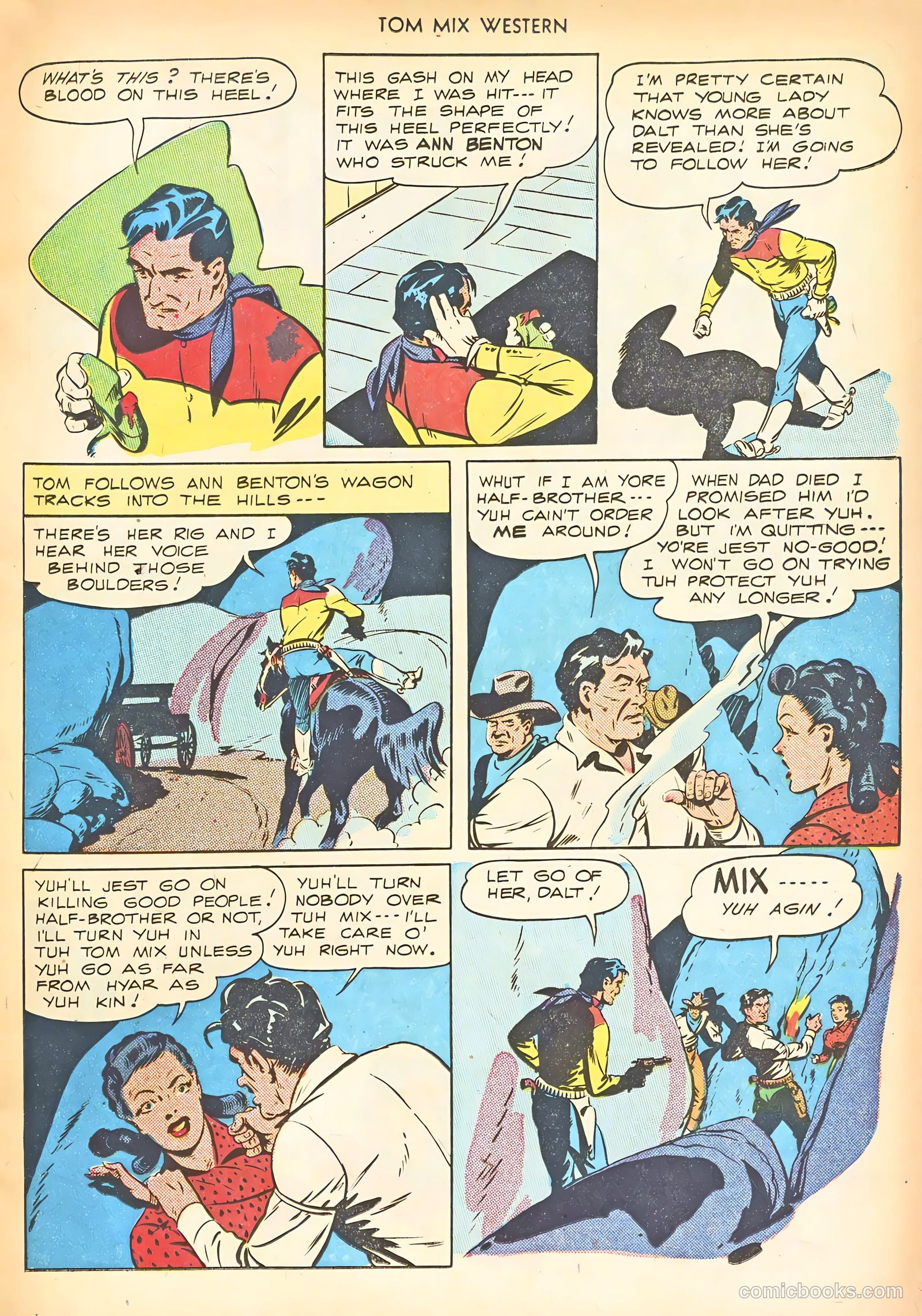 Tom Mix Western #8 (1948) — page 23 of 52