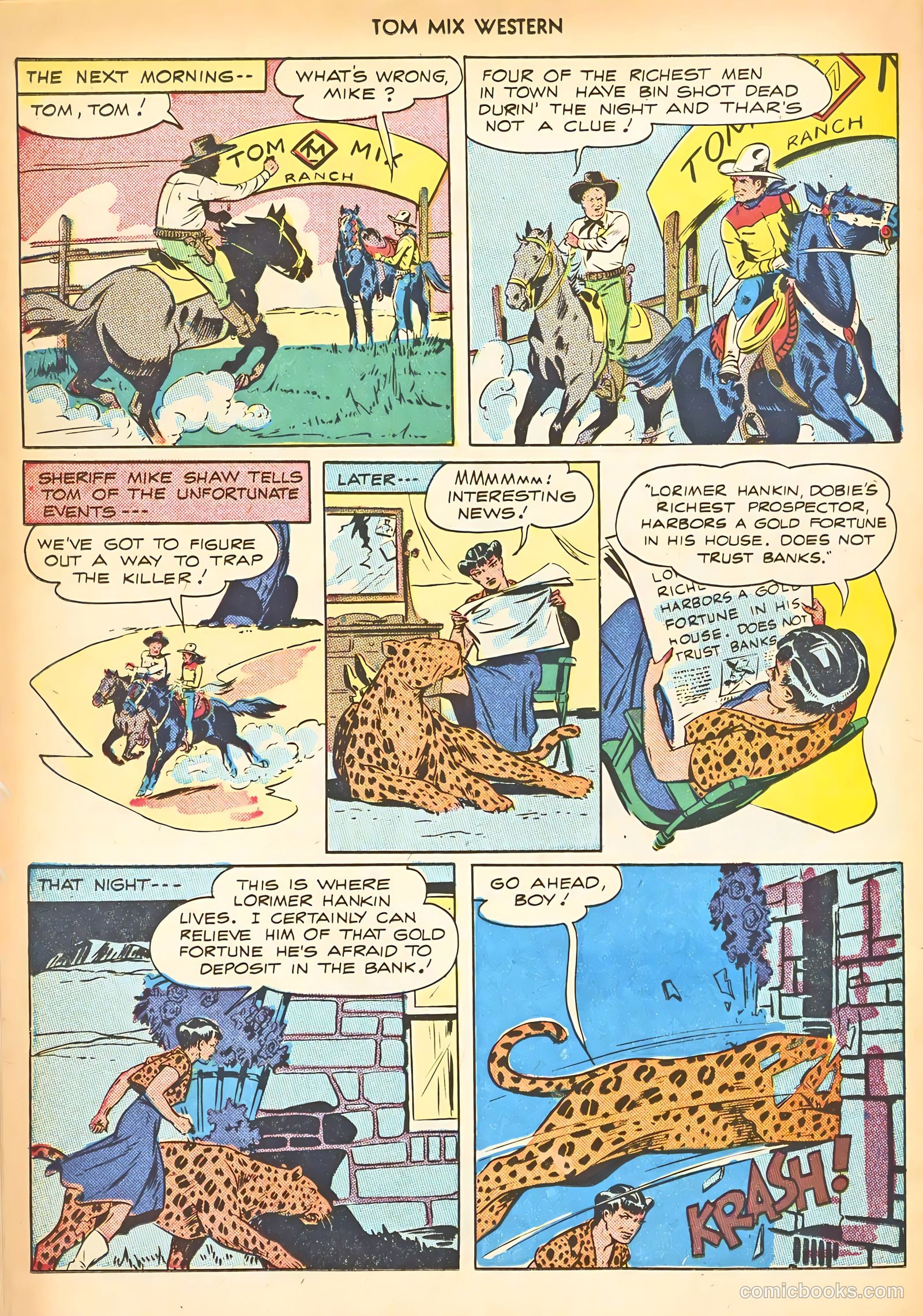 Tom Mix Western #8 (1948) — page 30 of 52