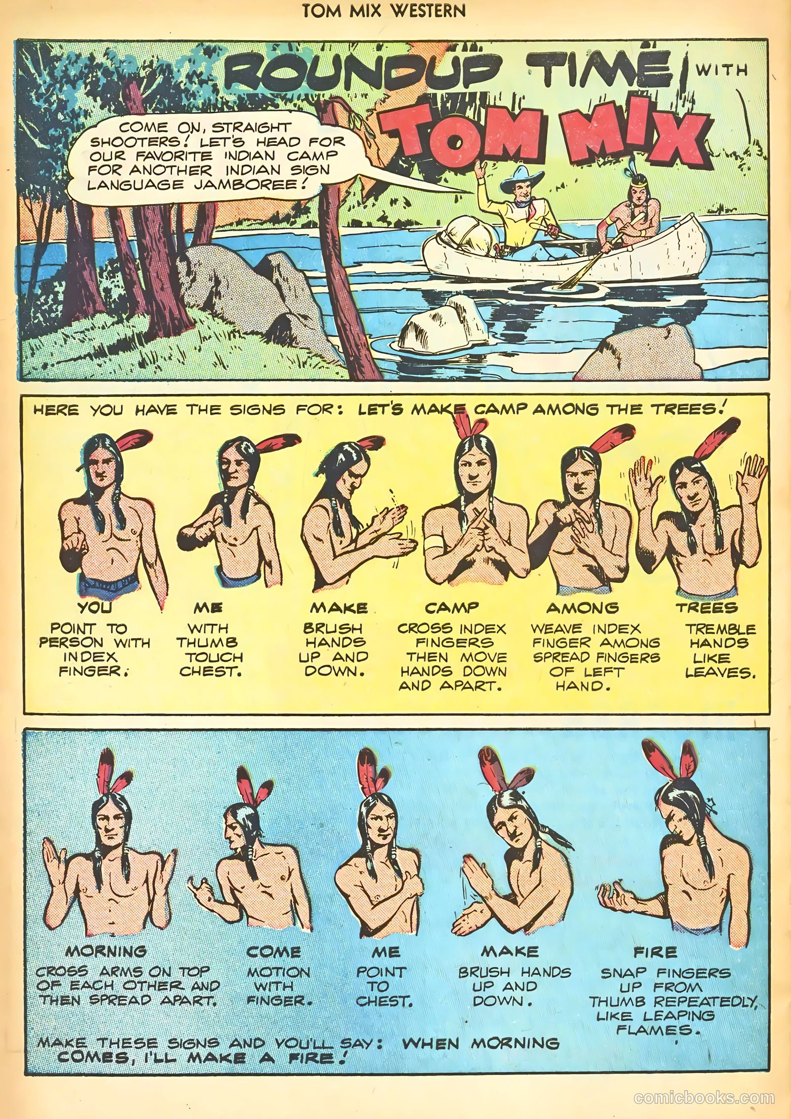Tom Mix Western #8 (1948) — page 34 of 52