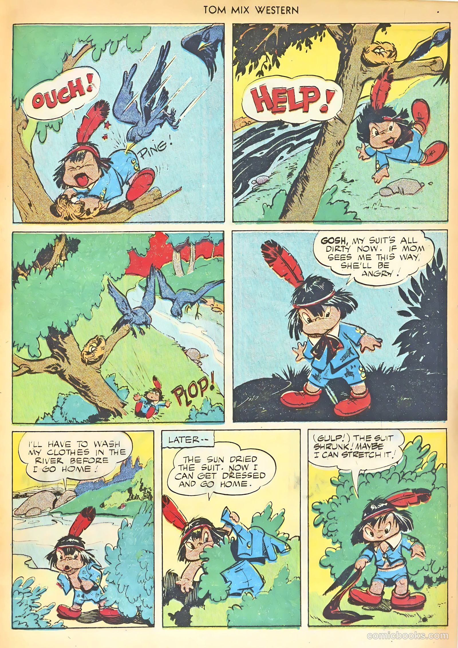 Tom Mix Western #8 (1948) — page 37 of 52