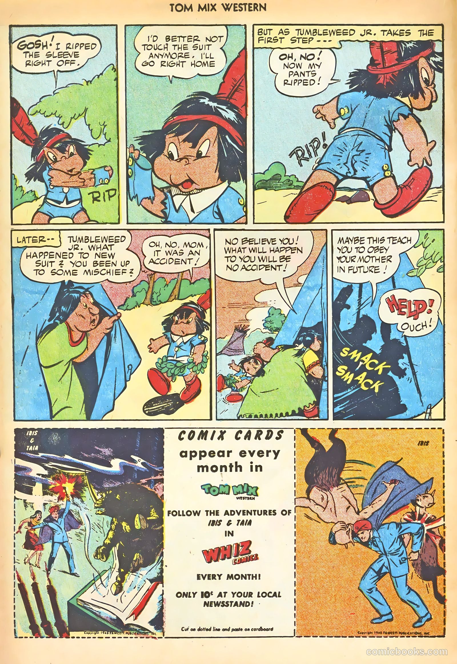 Tom Mix Western #8 (1948) — page 38 of 52
