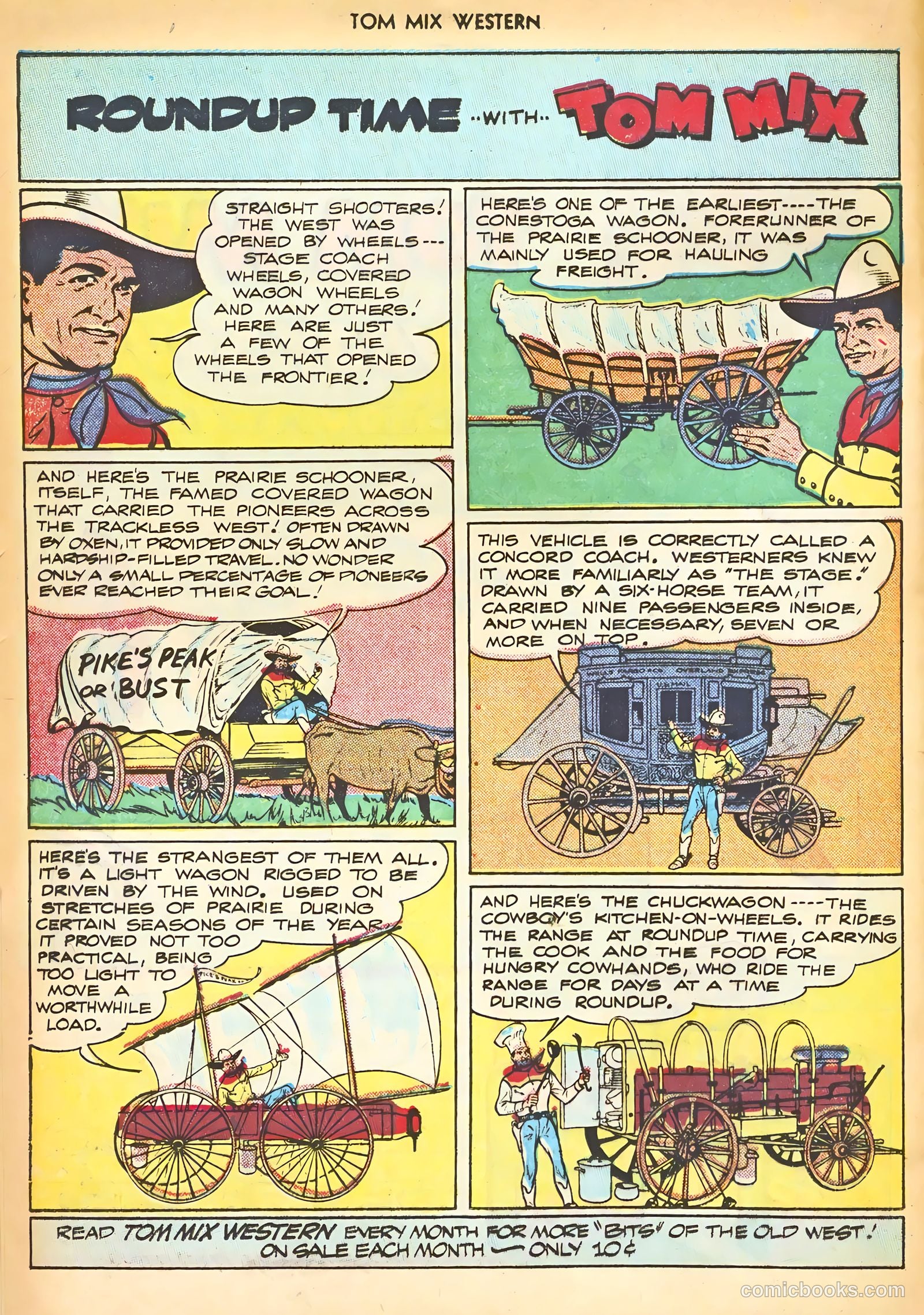 Tom Mix Western #8 (1948) — page 40 of 52