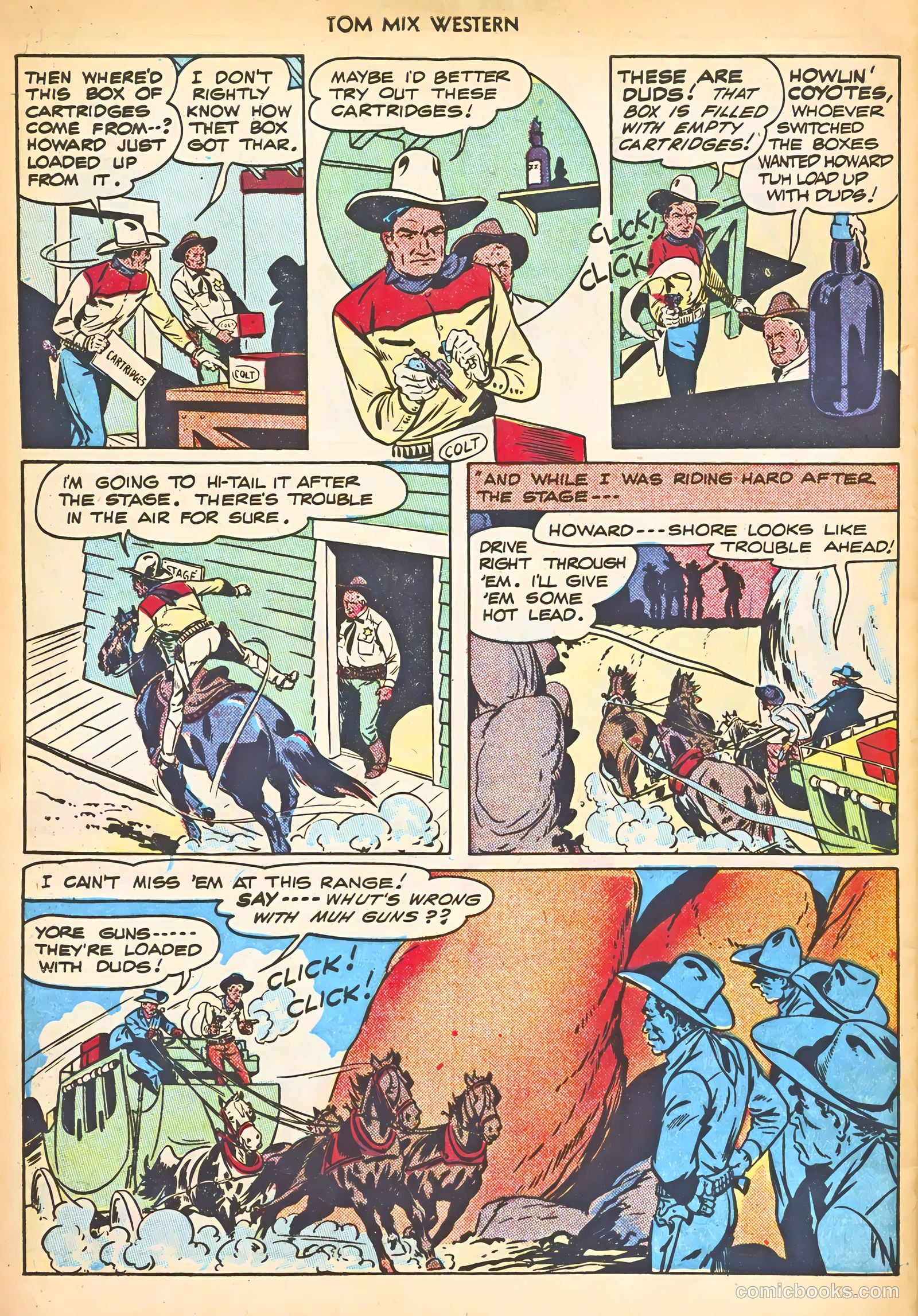 Tom Mix Western #8 (1948) — page 46 of 52