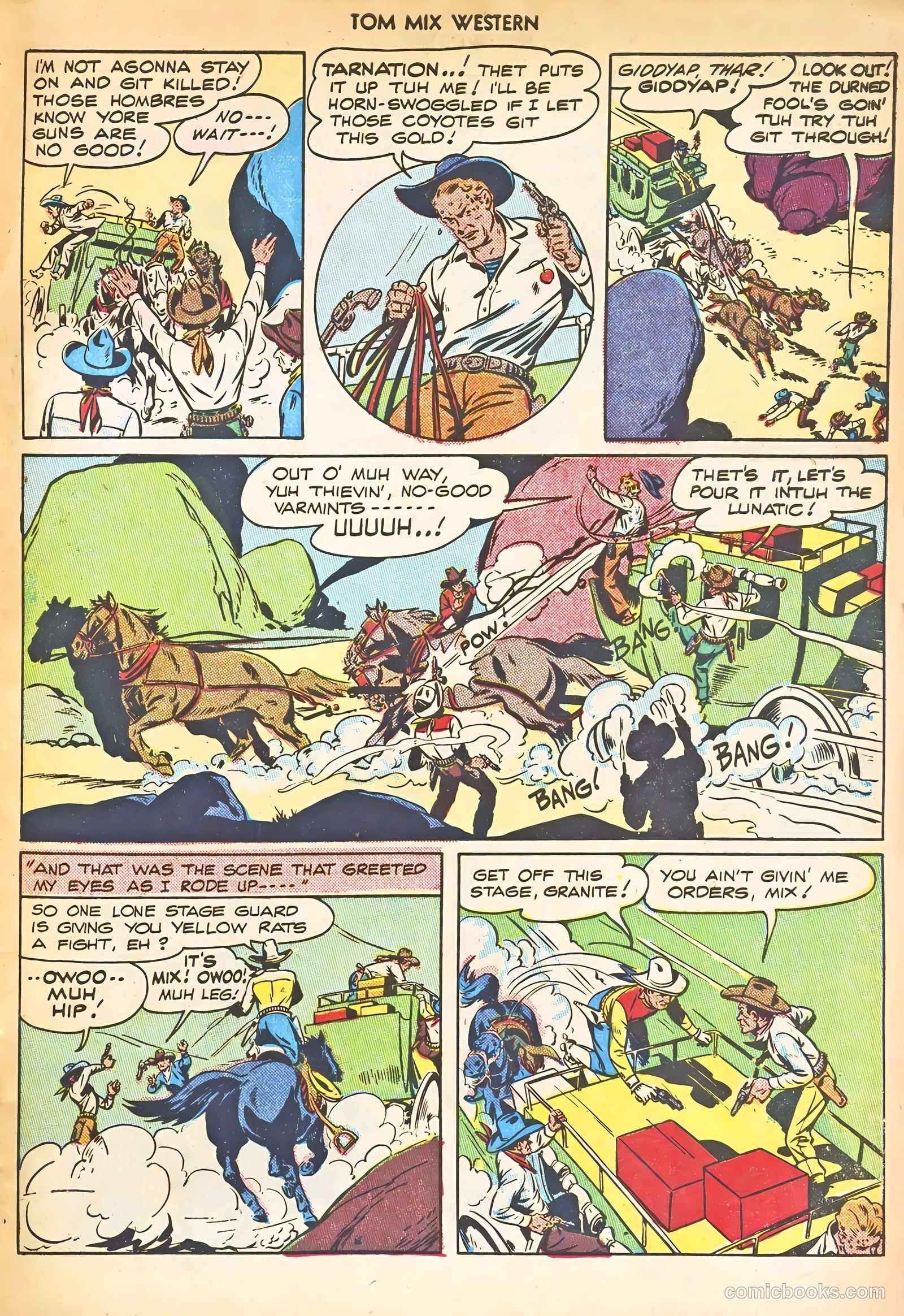 Tom Mix Western #8 (1948) — page 47 of 52