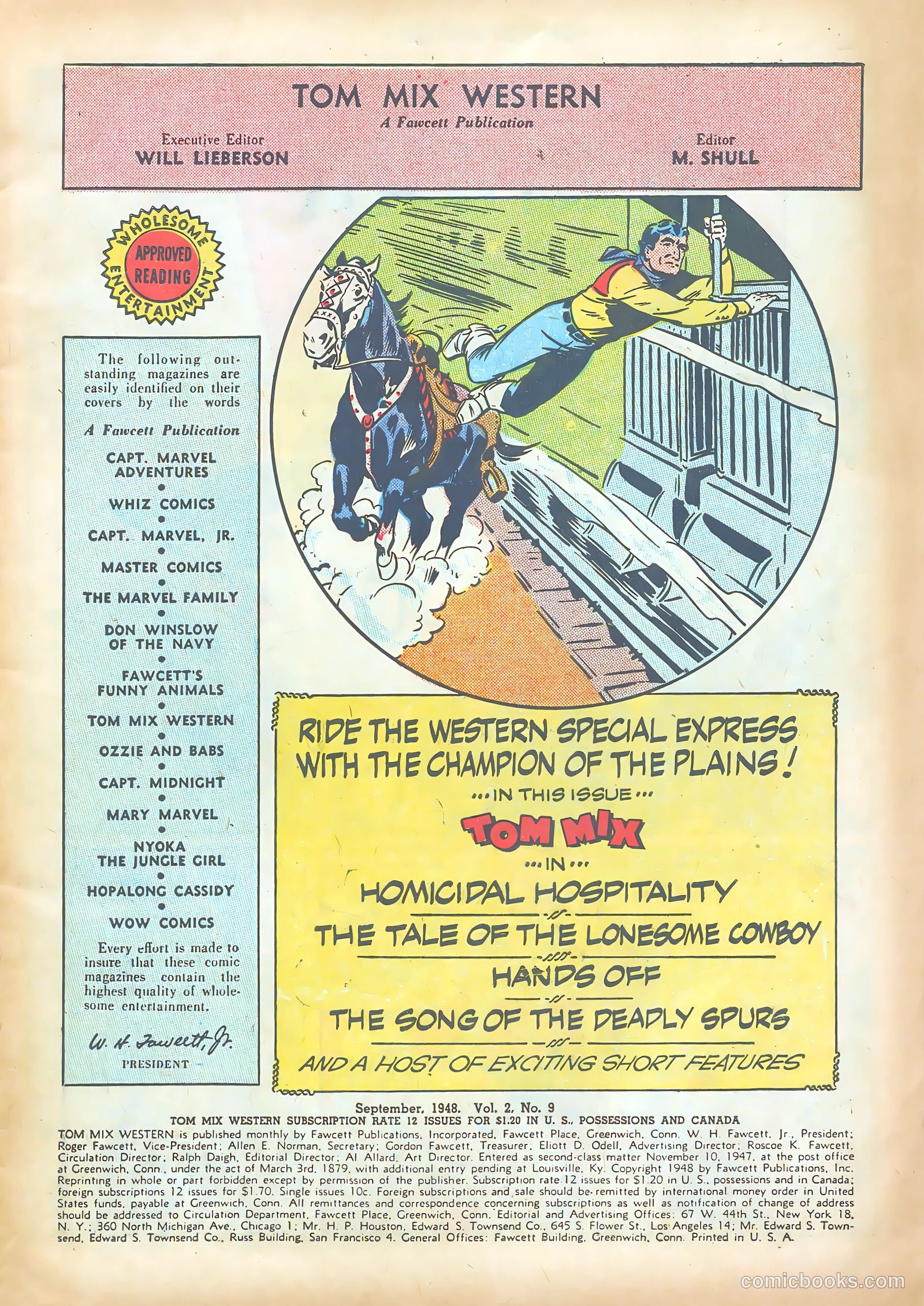 Tom Mix Western #9 (1948) — page 3 of 52
