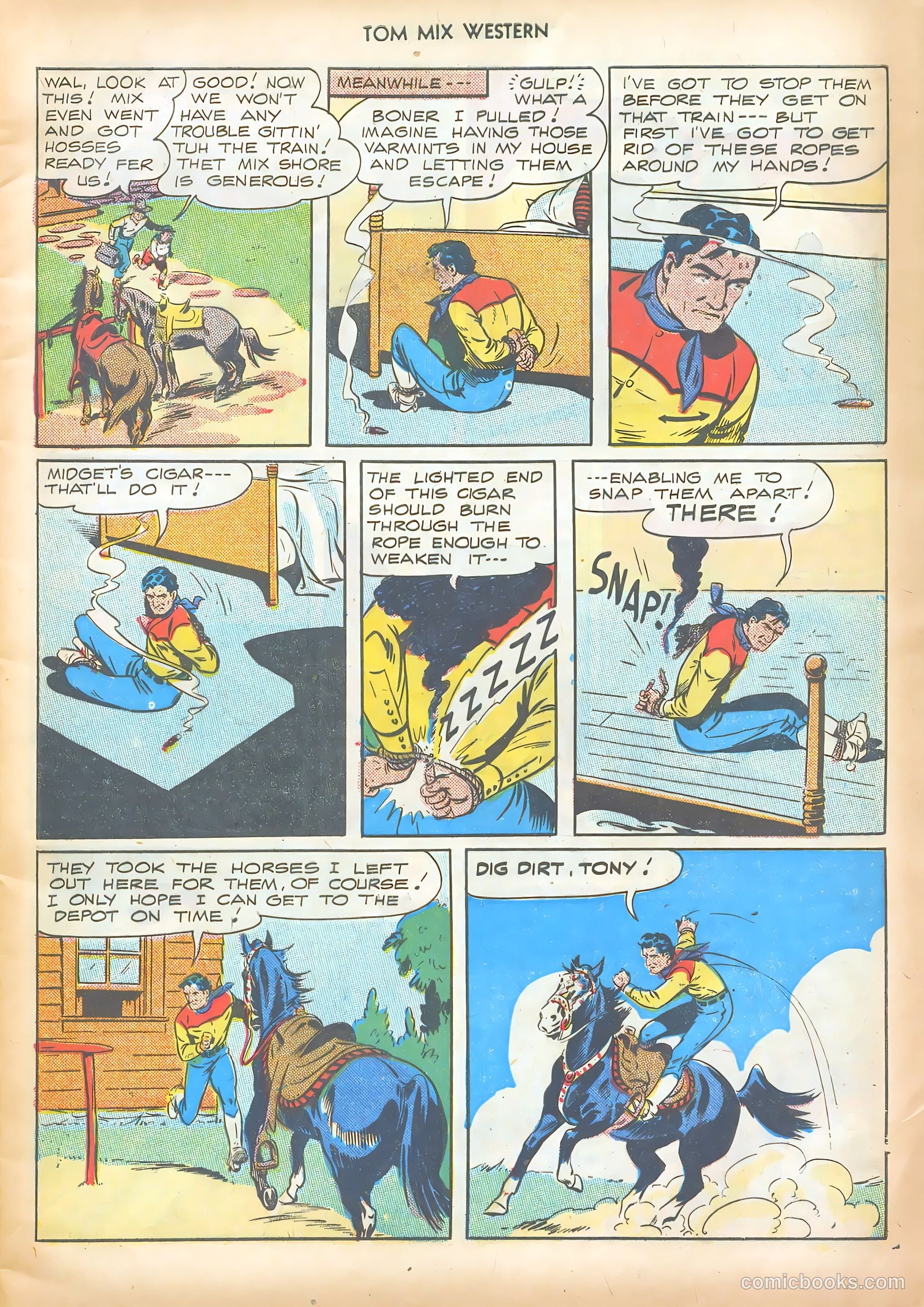 Tom Mix Western #9 (1948) — page 9 of 52