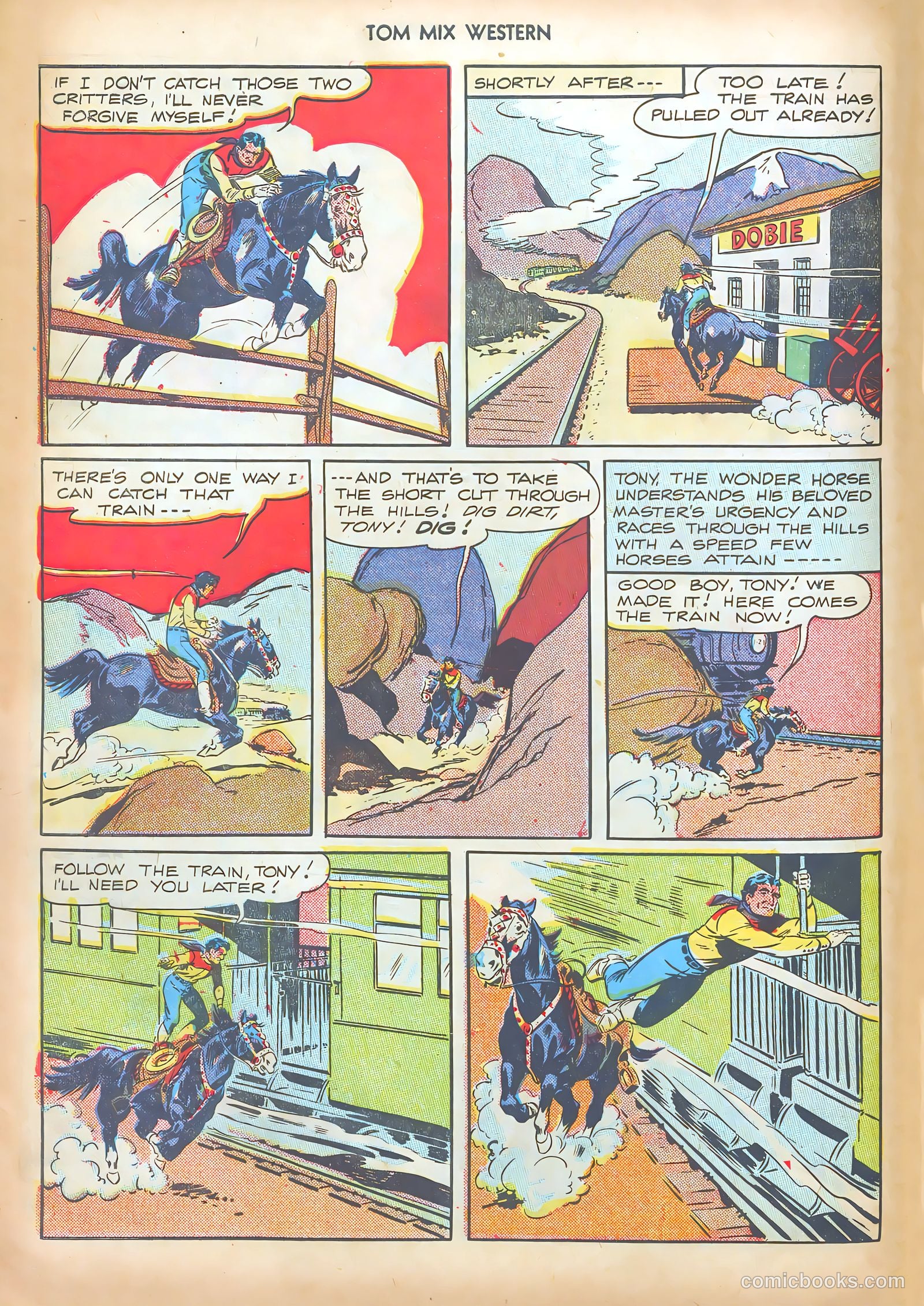 Tom Mix Western #9 (1948) — page 10 of 52
