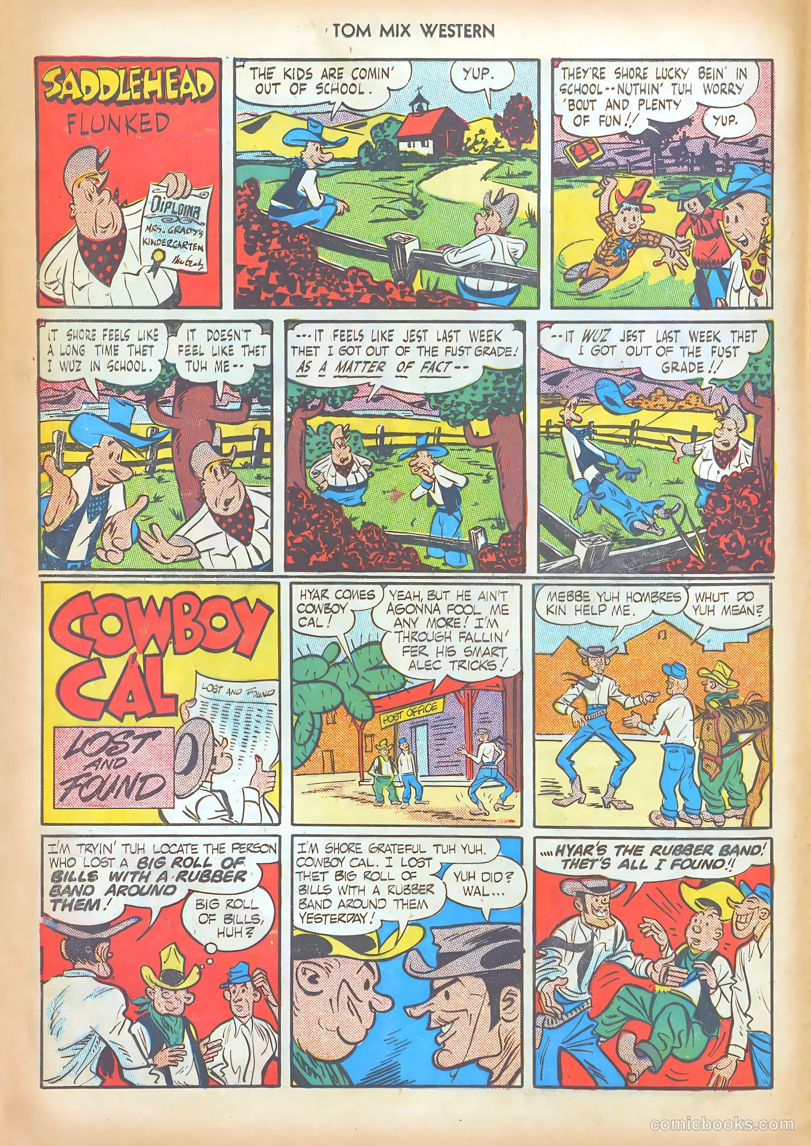 Tom Mix Western #9 (1948) — page 12 of 52