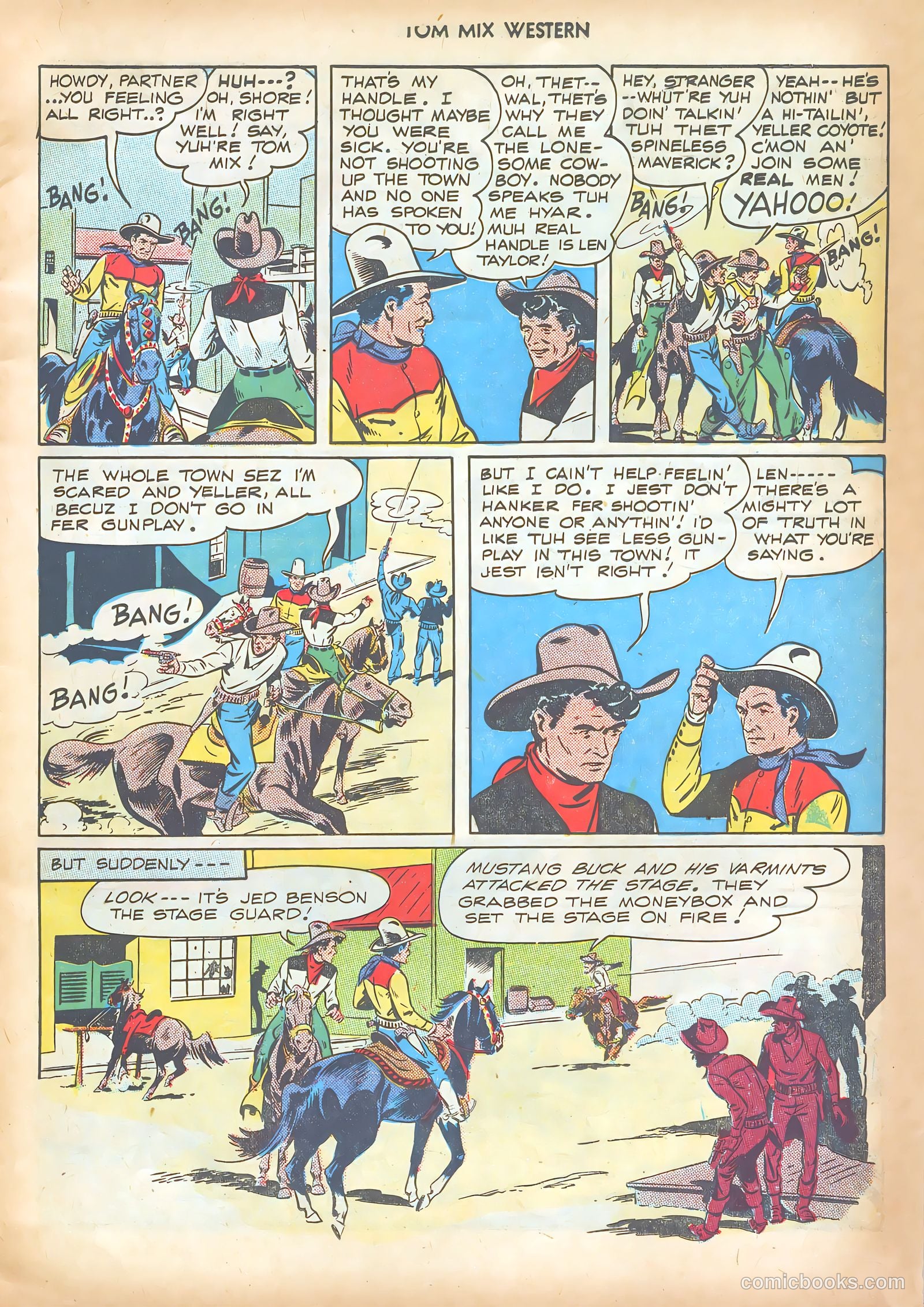 Tom Mix Western #9 (1948) — page 15 of 52