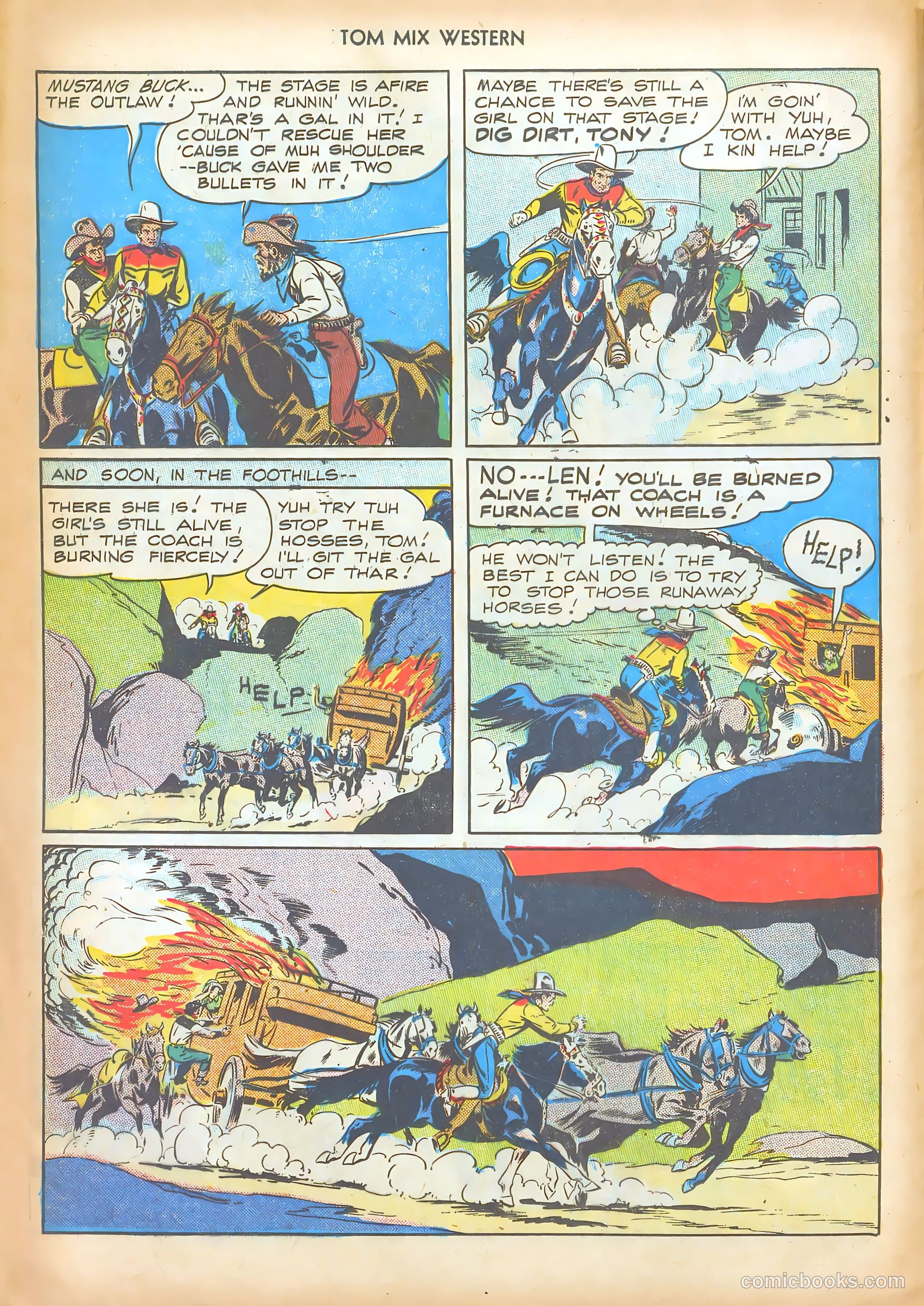 Tom Mix Western #9 (1948) — page 16 of 52