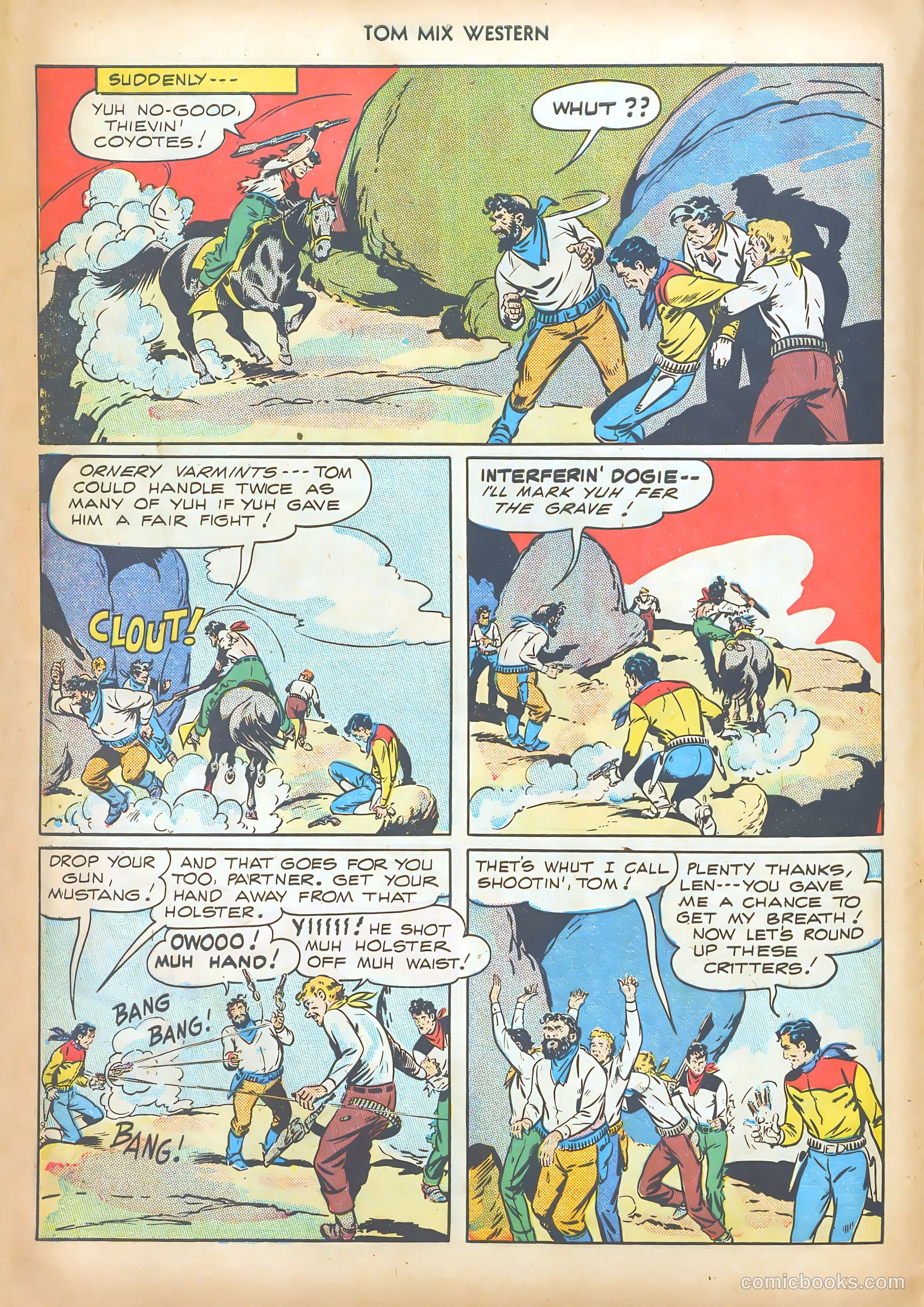 Tom Mix Western #9 (1948) — page 20 of 52