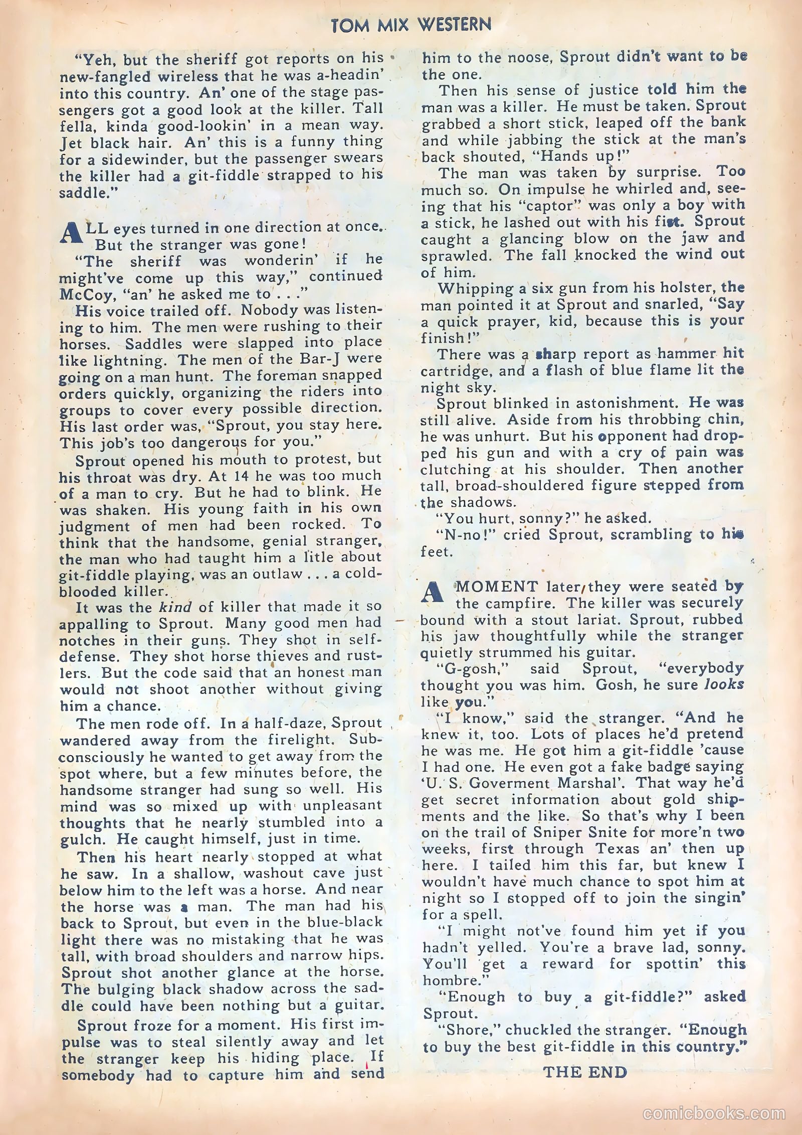 Tom Mix Western #9 (1948) — page 33 of 52