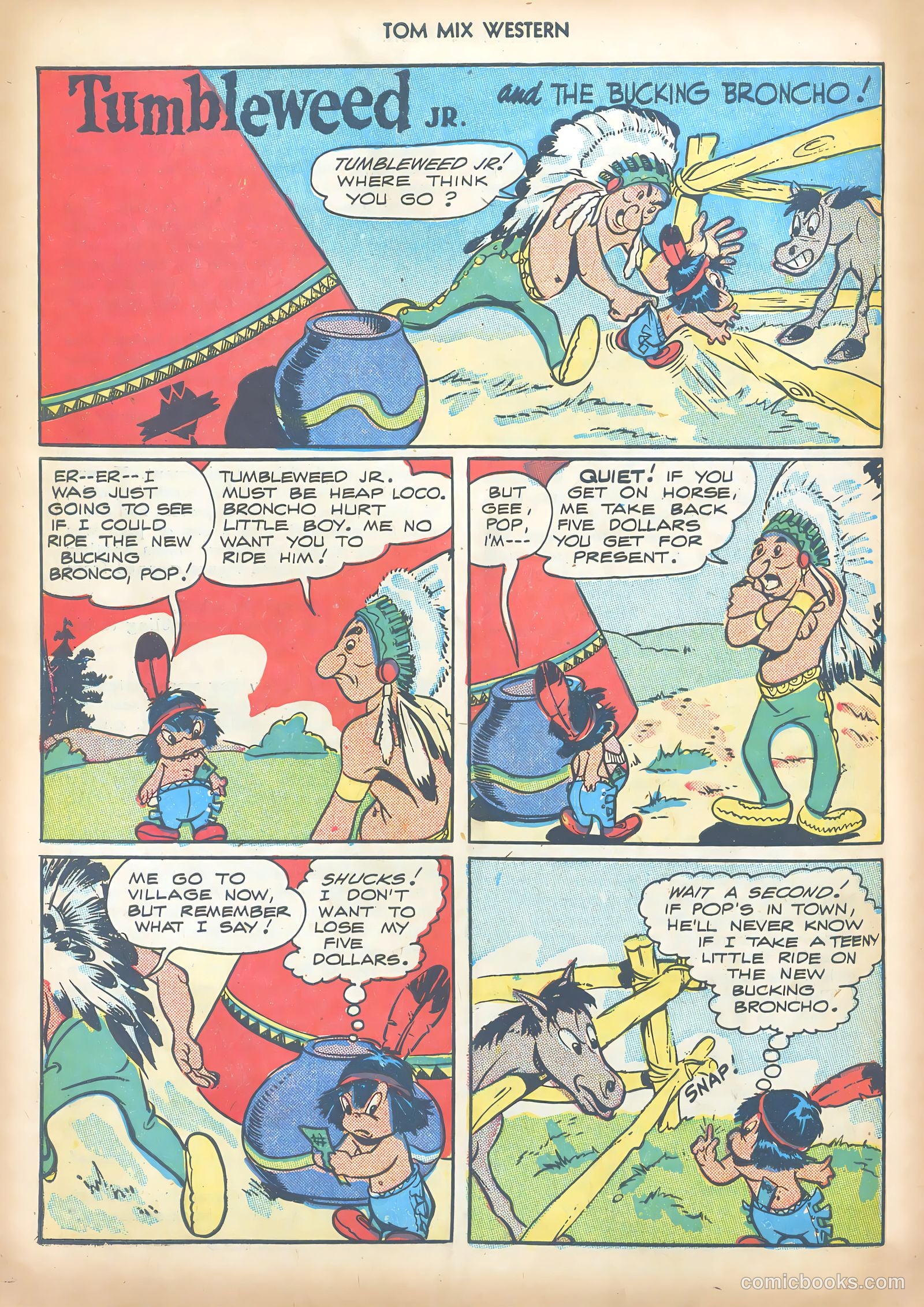 Tom Mix Western #9 (1948) — page 34 of 52