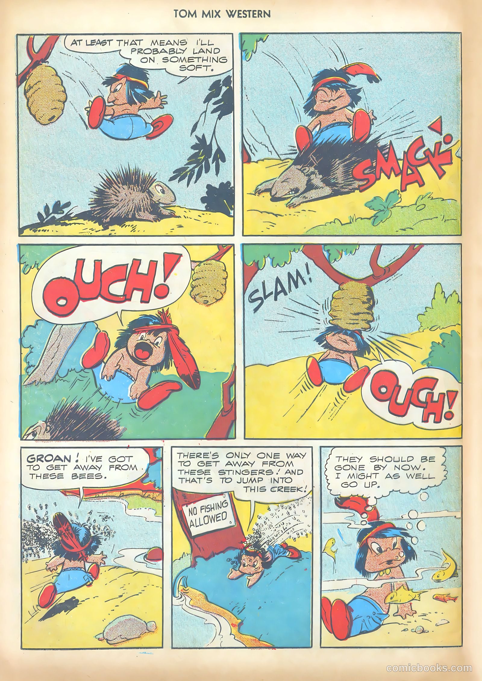 Tom Mix Western #9 (1948) — page 36 of 52