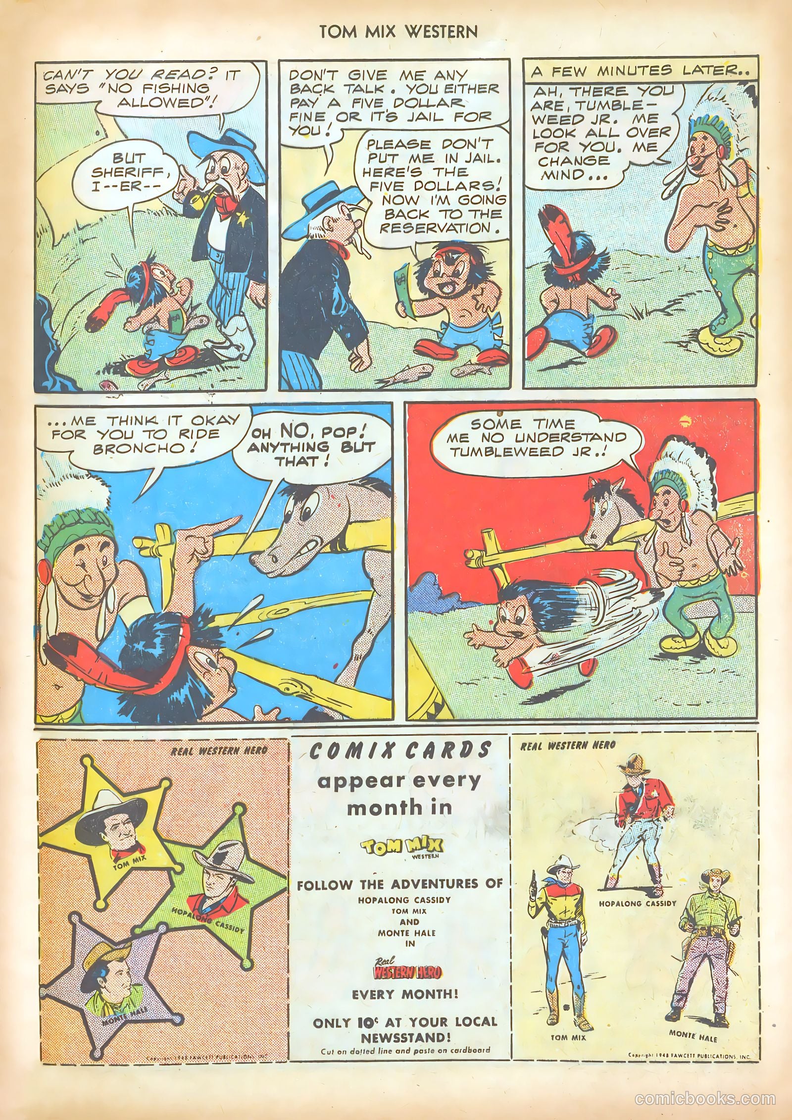 Tom Mix Western #9 (1948) — page 37 of 52