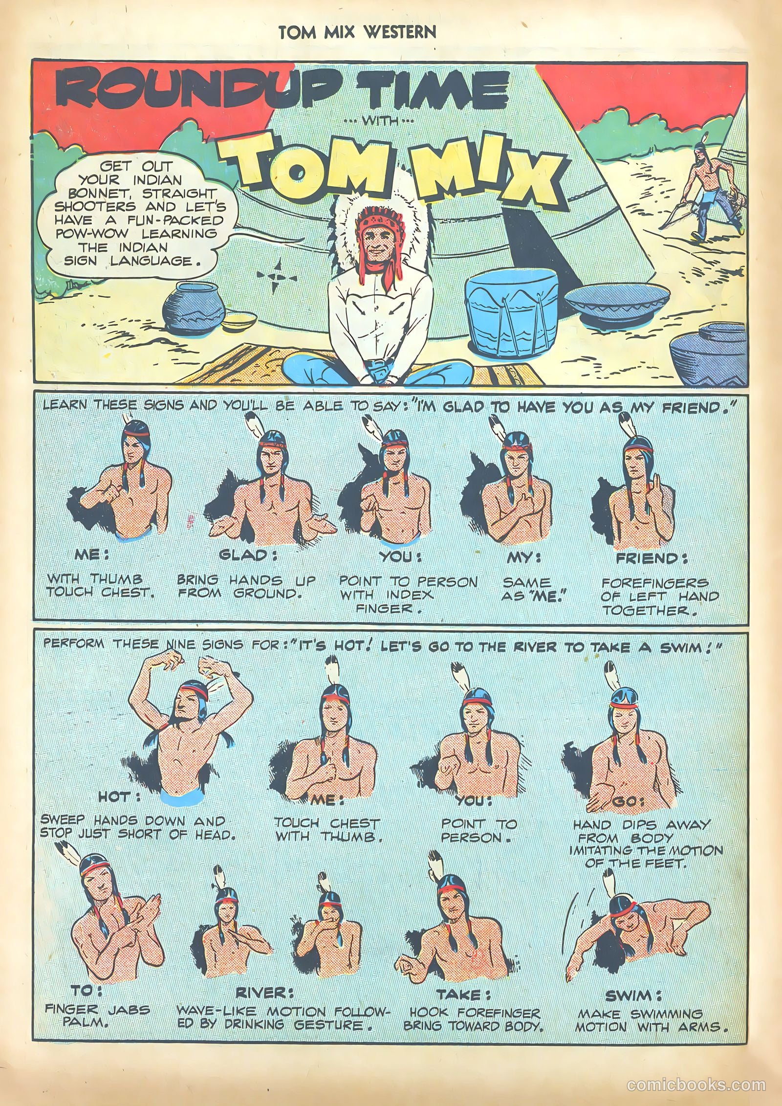 Tom Mix Western #9 (1948) — page 38 of 52