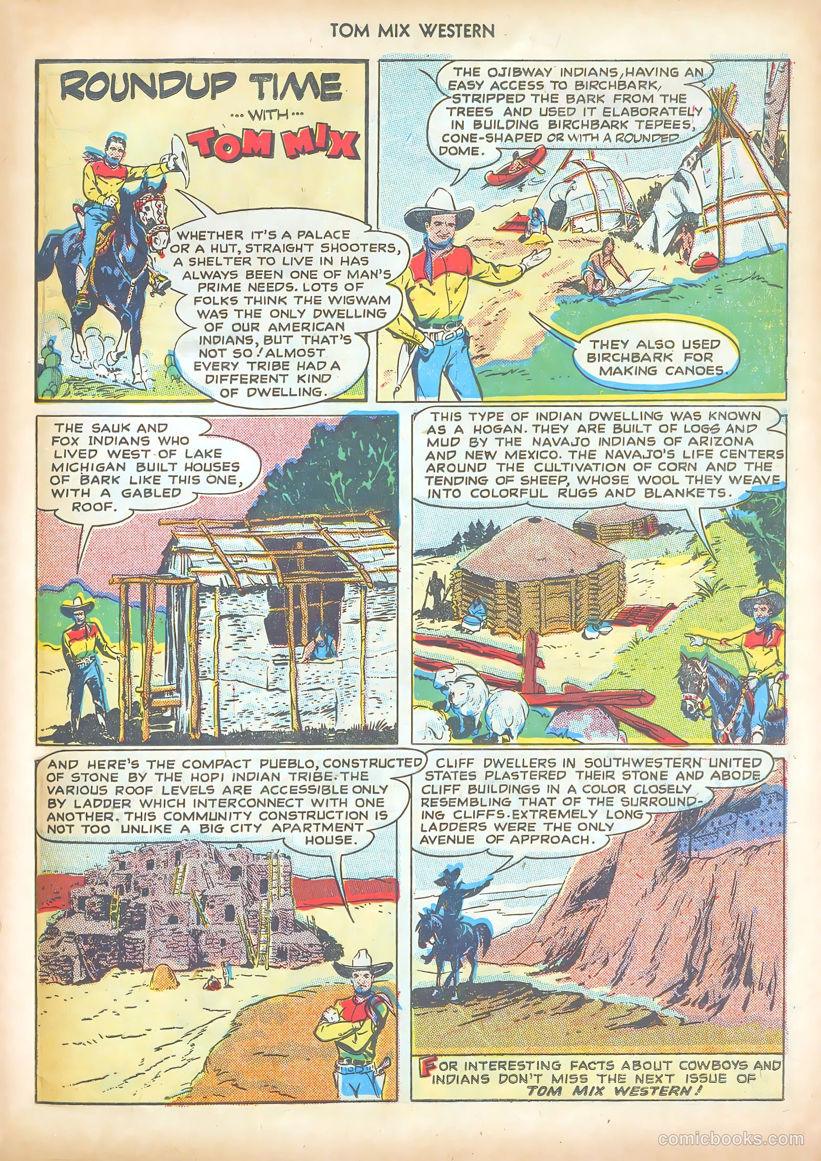 Tom Mix Western #9 (1948) — page 39 of 52