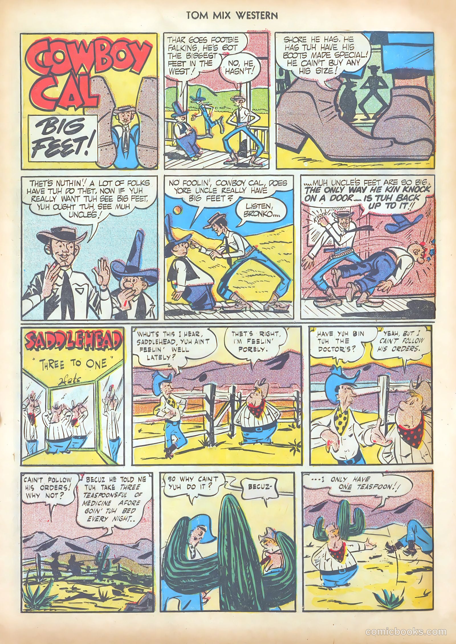 Tom Mix Western #9 (1948) — page 40 of 52
