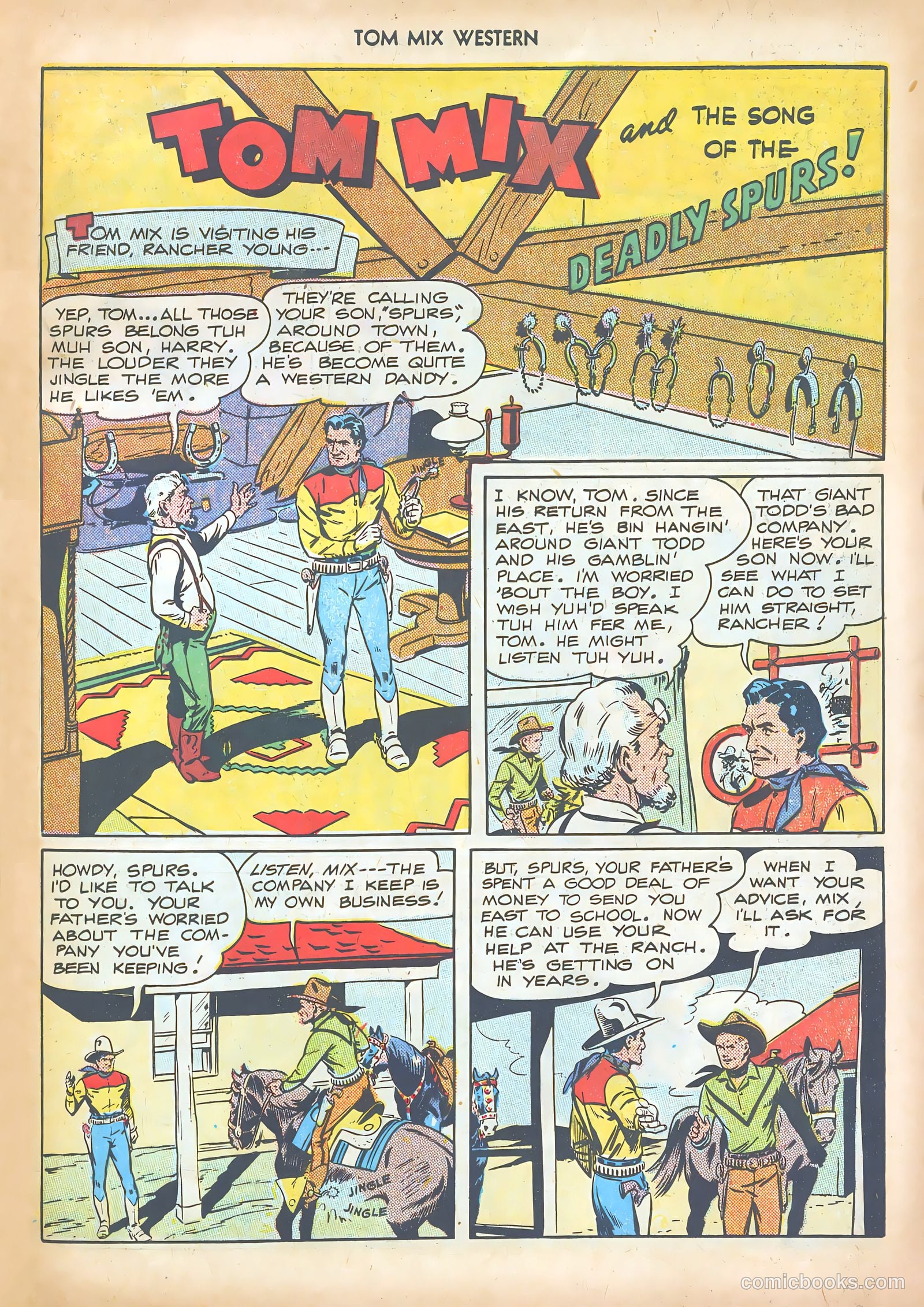 Tom Mix Western #9 (1948) — page 43 of 52