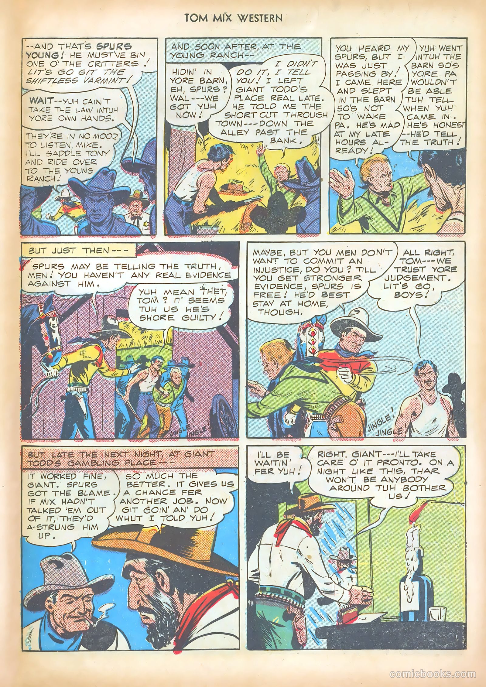 Tom Mix Western #9 (1948) — page 45 of 52