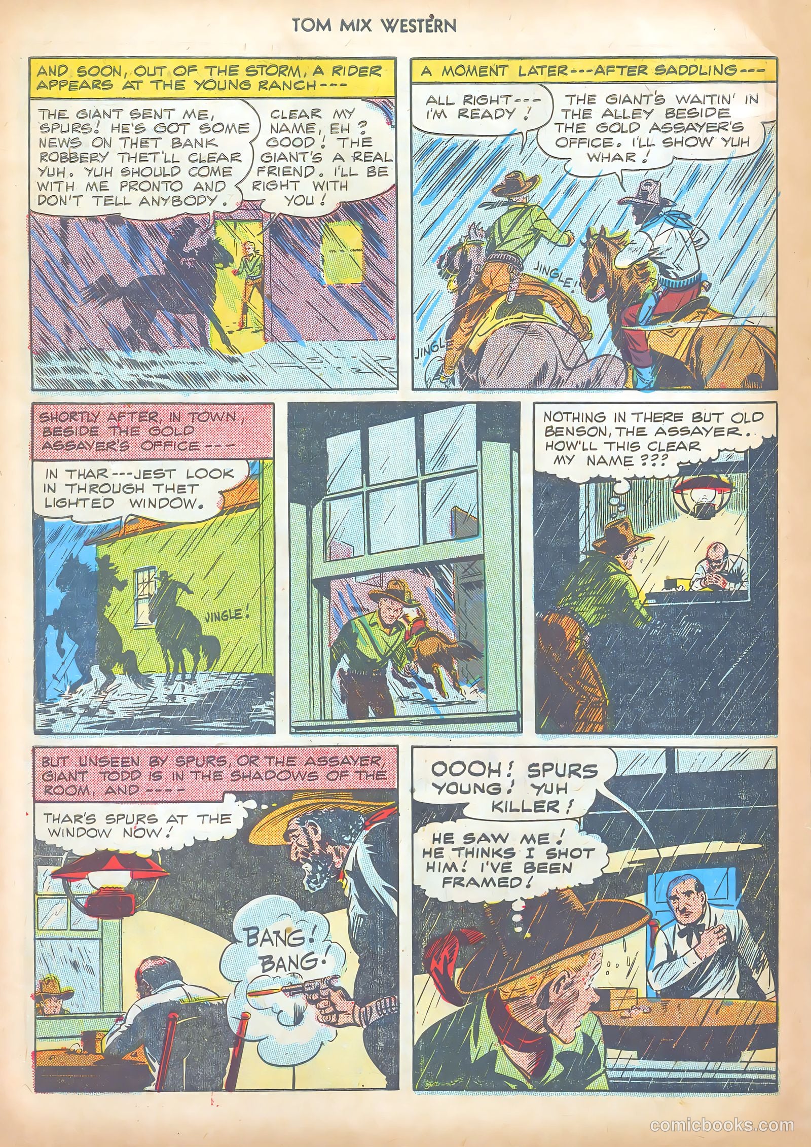 Tom Mix Western #9 (1948) — page 46 of 52
