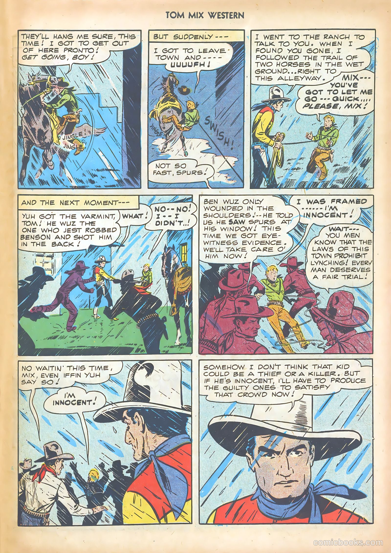 Tom Mix Western #9 (1948) — page 47 of 52