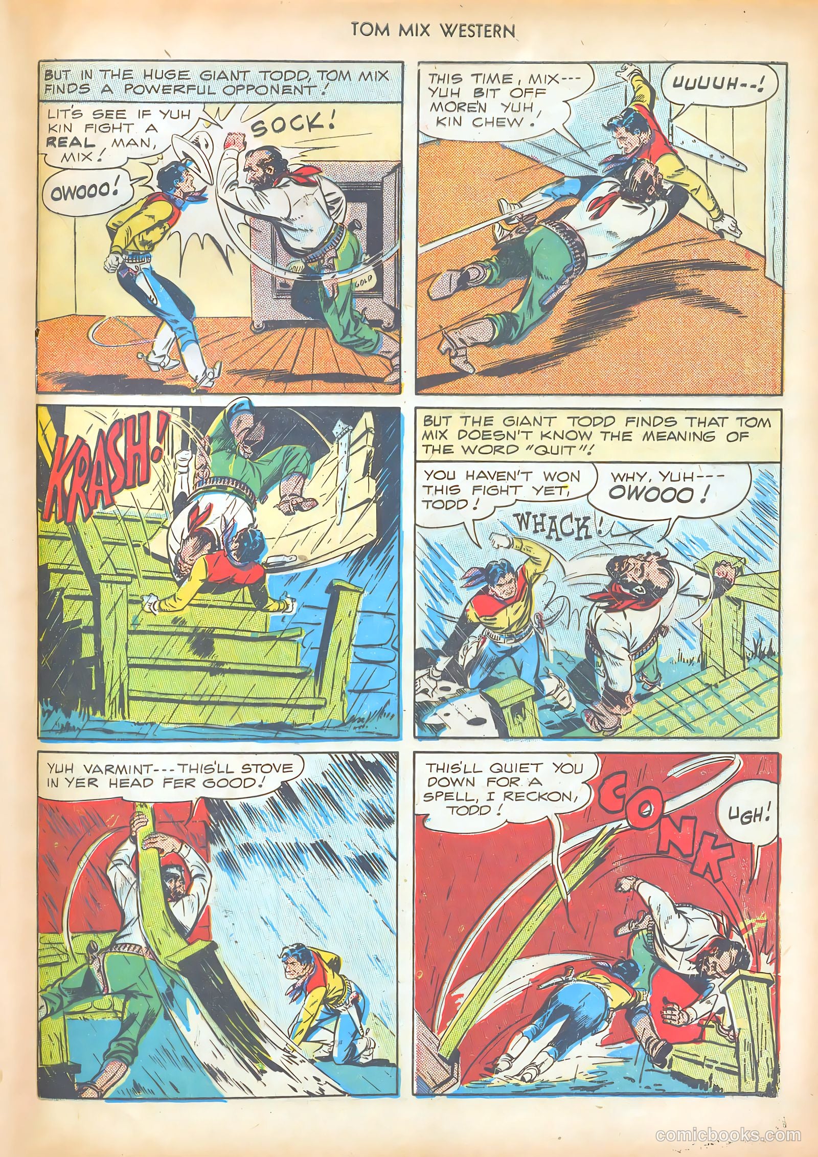 Tom Mix Western #9 (1948) — page 49 of 52