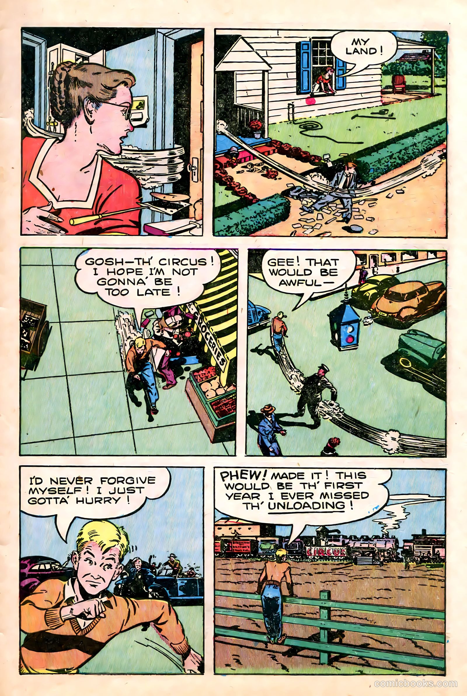 Tommy of the Big Top #11 (1948) — page 5 of 52
