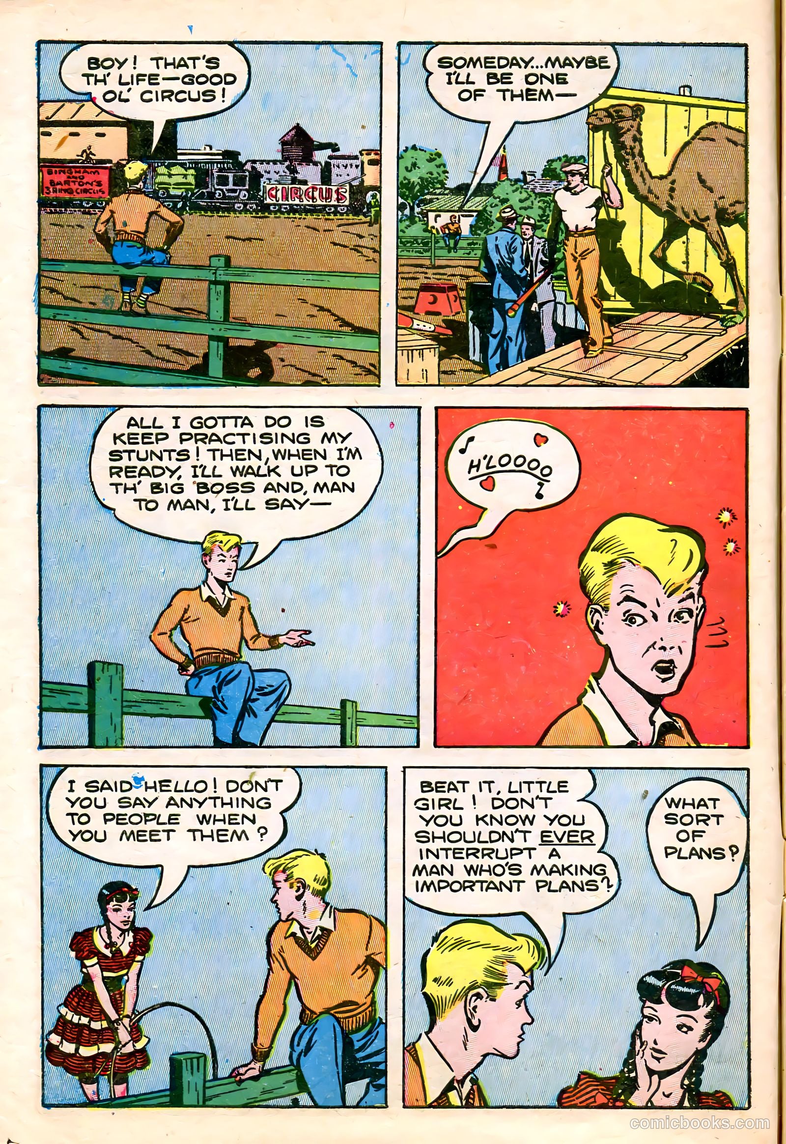 Tommy of the Big Top #11 (1948) — page 6 of 52