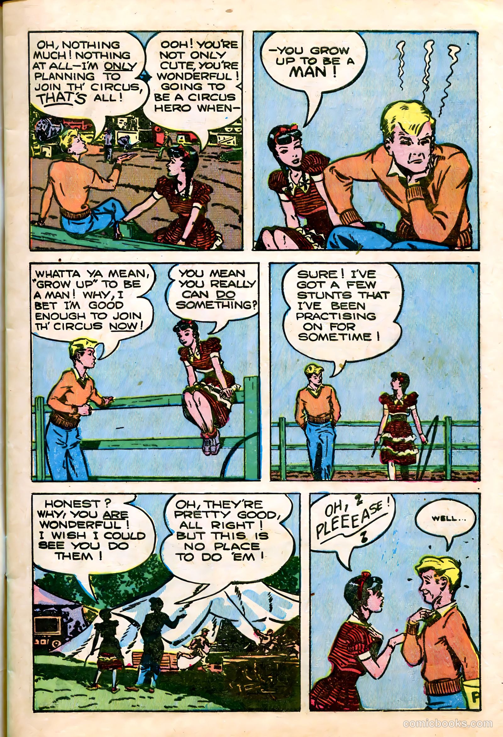 Tommy of the Big Top #11 (1948) — page 7 of 52