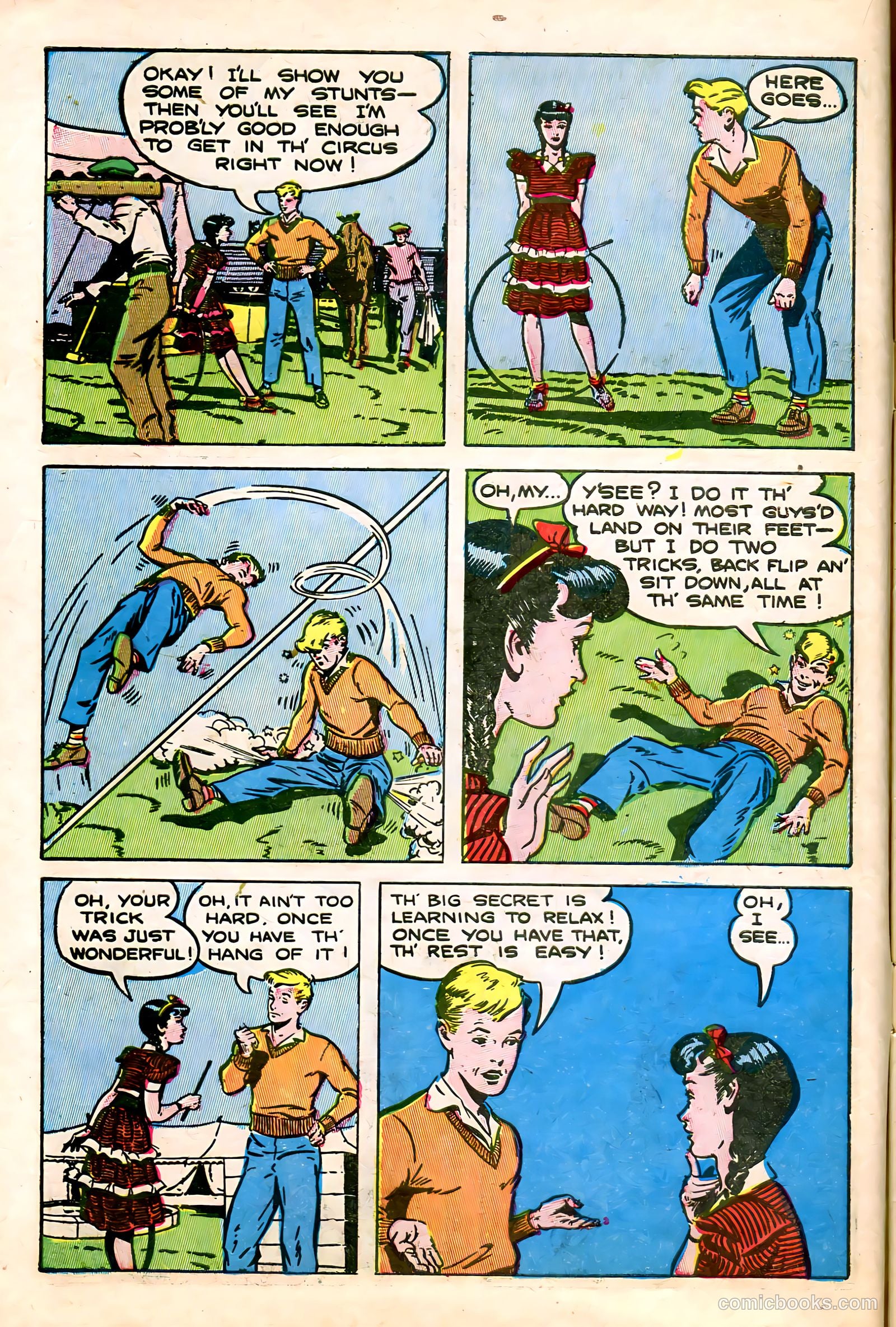 Tommy of the Big Top #11 (1948) — page 8 of 52