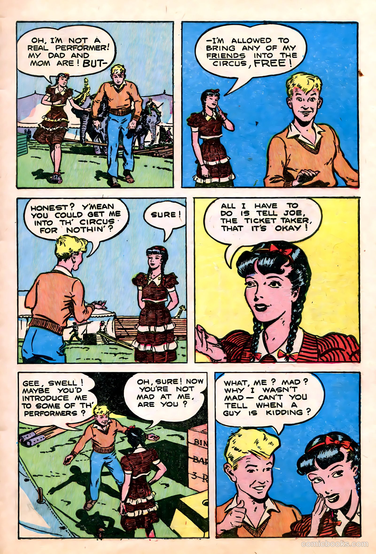 Tommy of the Big Top #11 (1948) — page 11 of 52