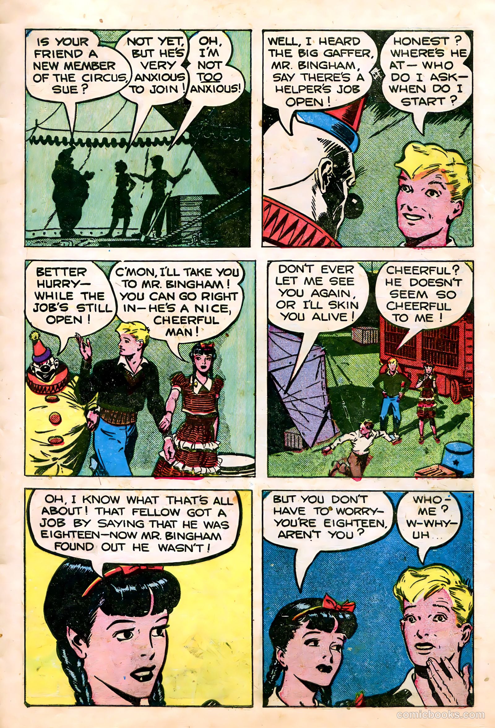 Tommy of the Big Top #11 (1948) — page 13 of 52