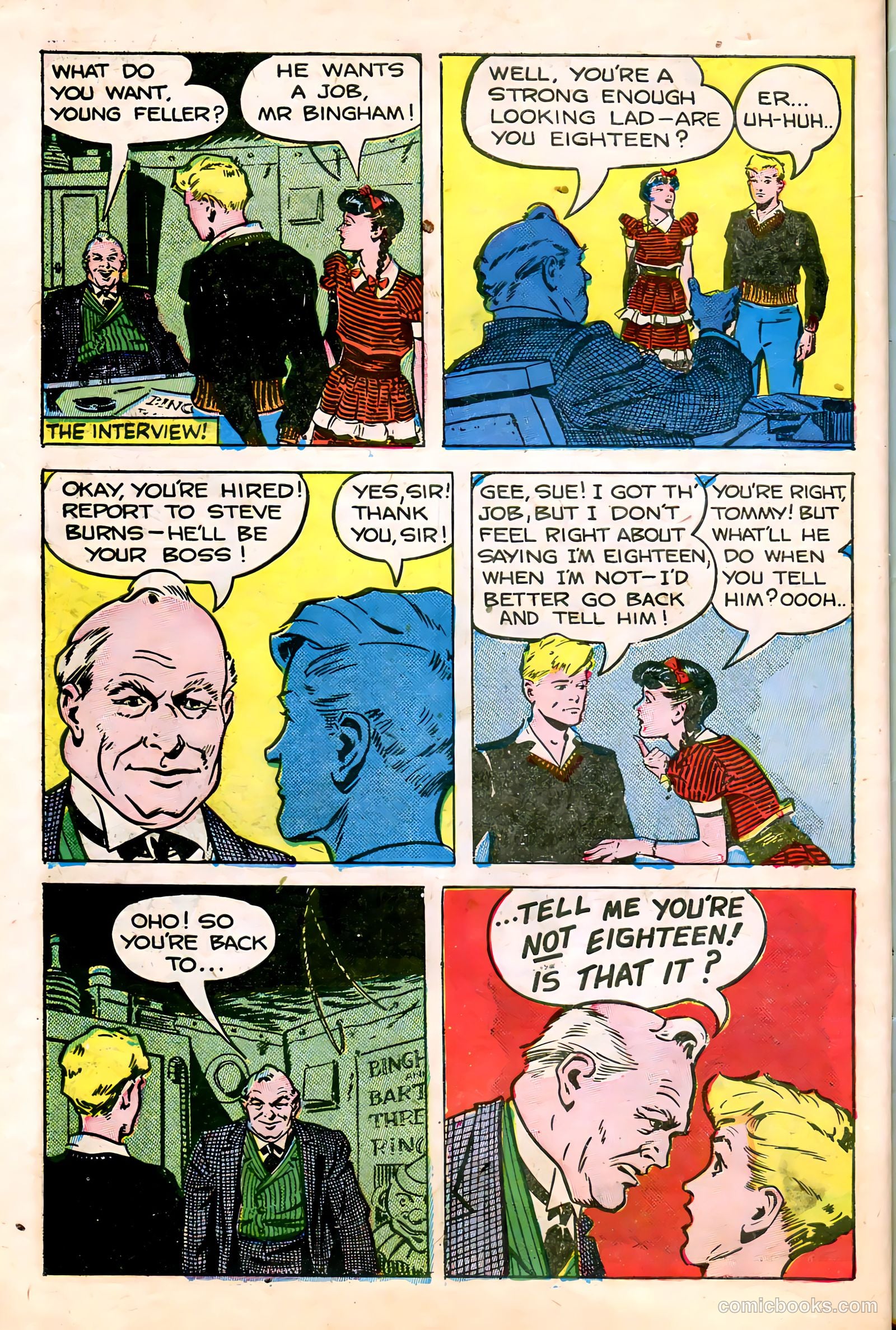 Tommy of the Big Top #11 (1948) — page 14 of 52