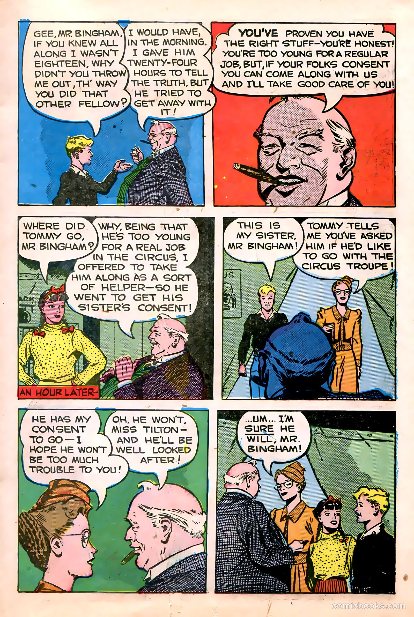 Tommy of the Big Top #11 (1948) — page 15 of 52