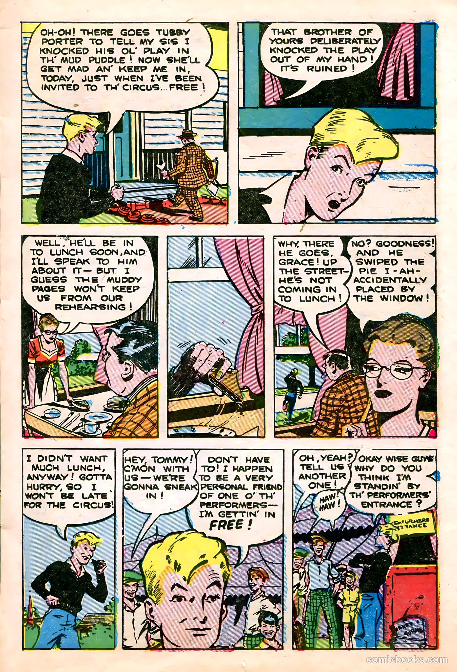 Tommy of the Big Top #11 (1948) — page 17 of 52