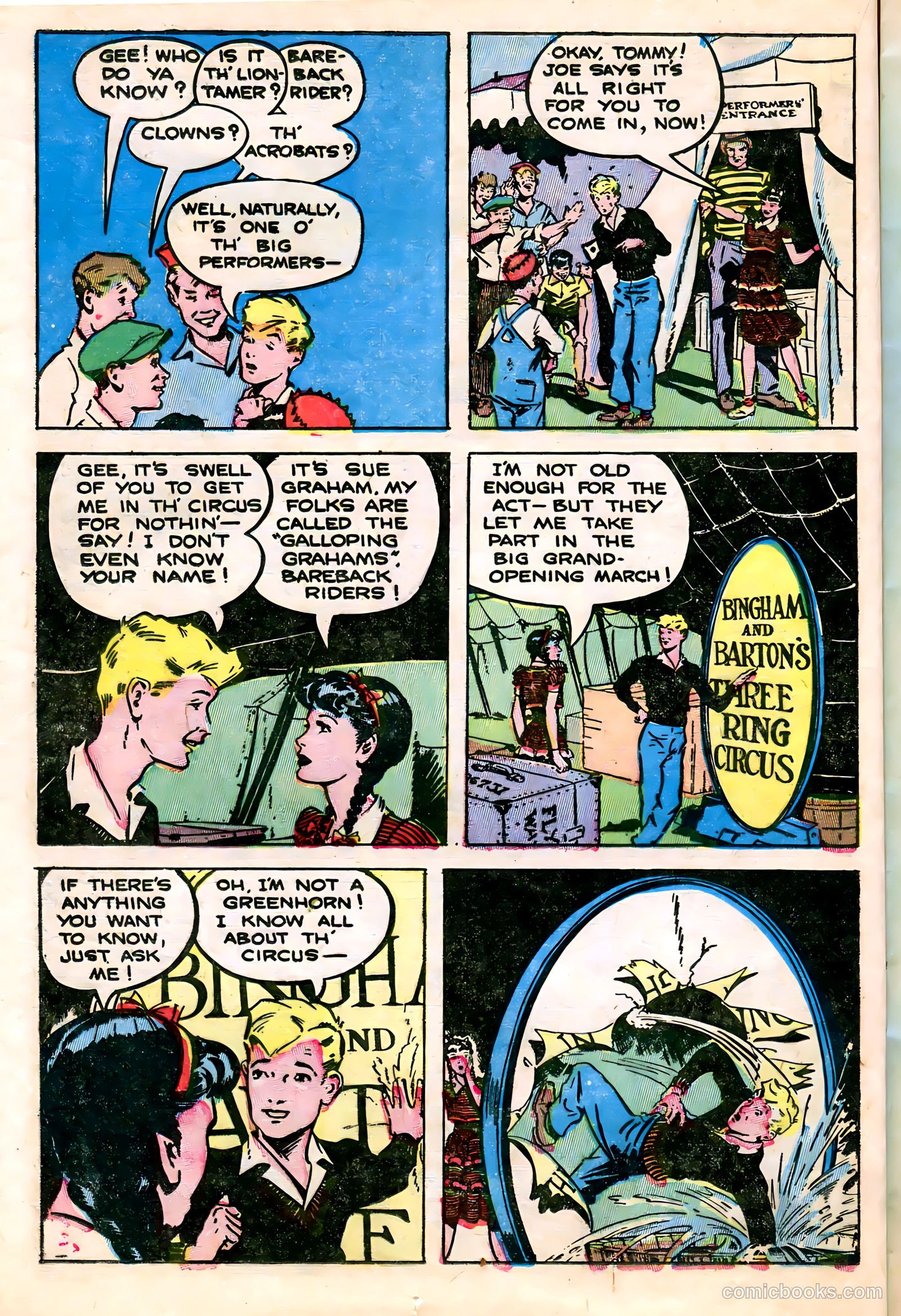 Tommy of the Big Top #11 (1948) — page 18 of 52