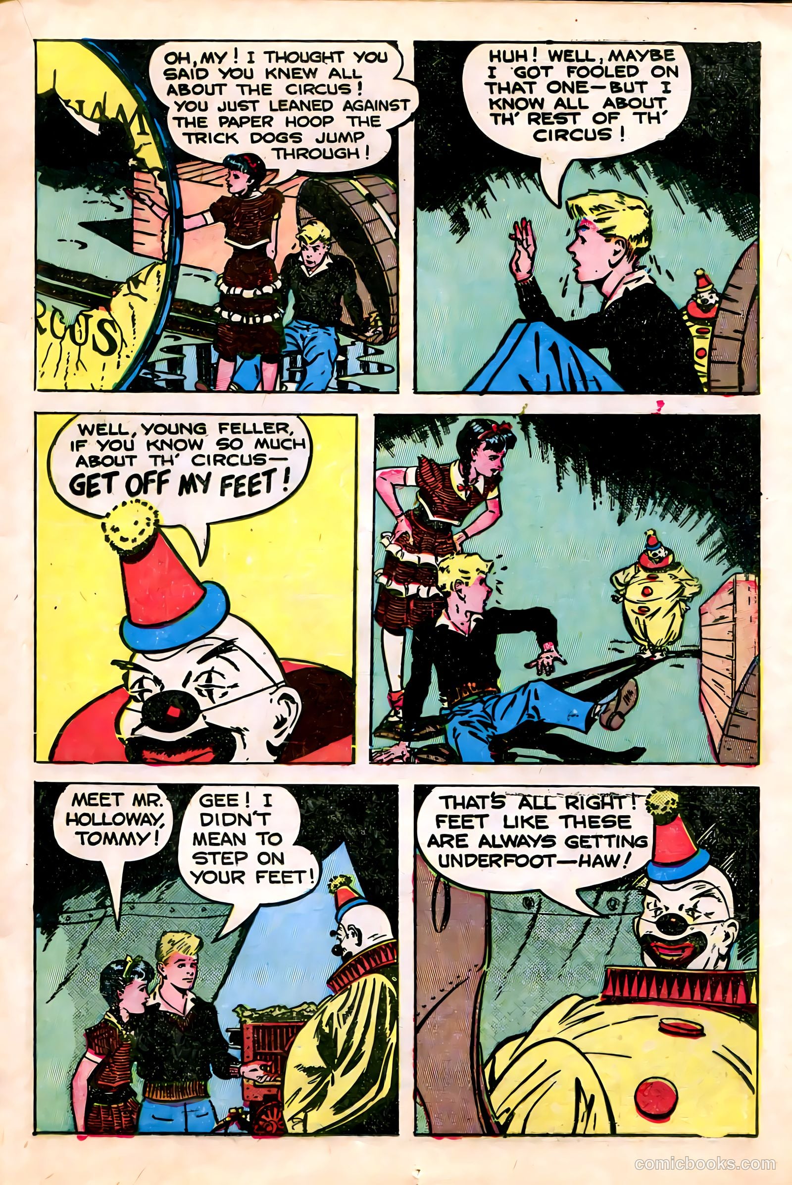 Tommy of the Big Top #11 (1948) — page 19 of 52
