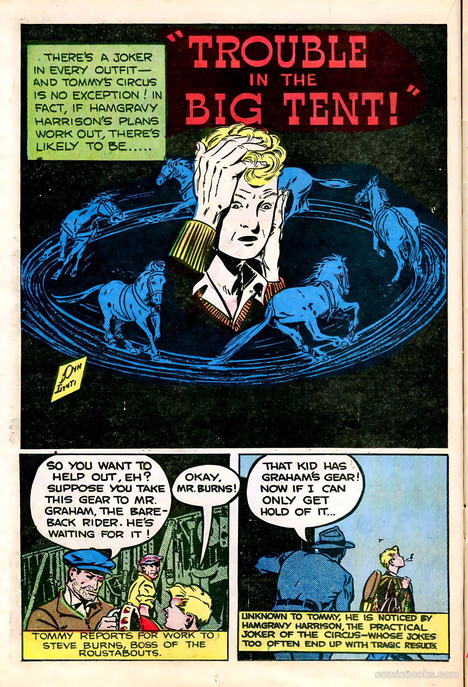 Tommy of the Big Top #11 (1948) — page 20 of 52