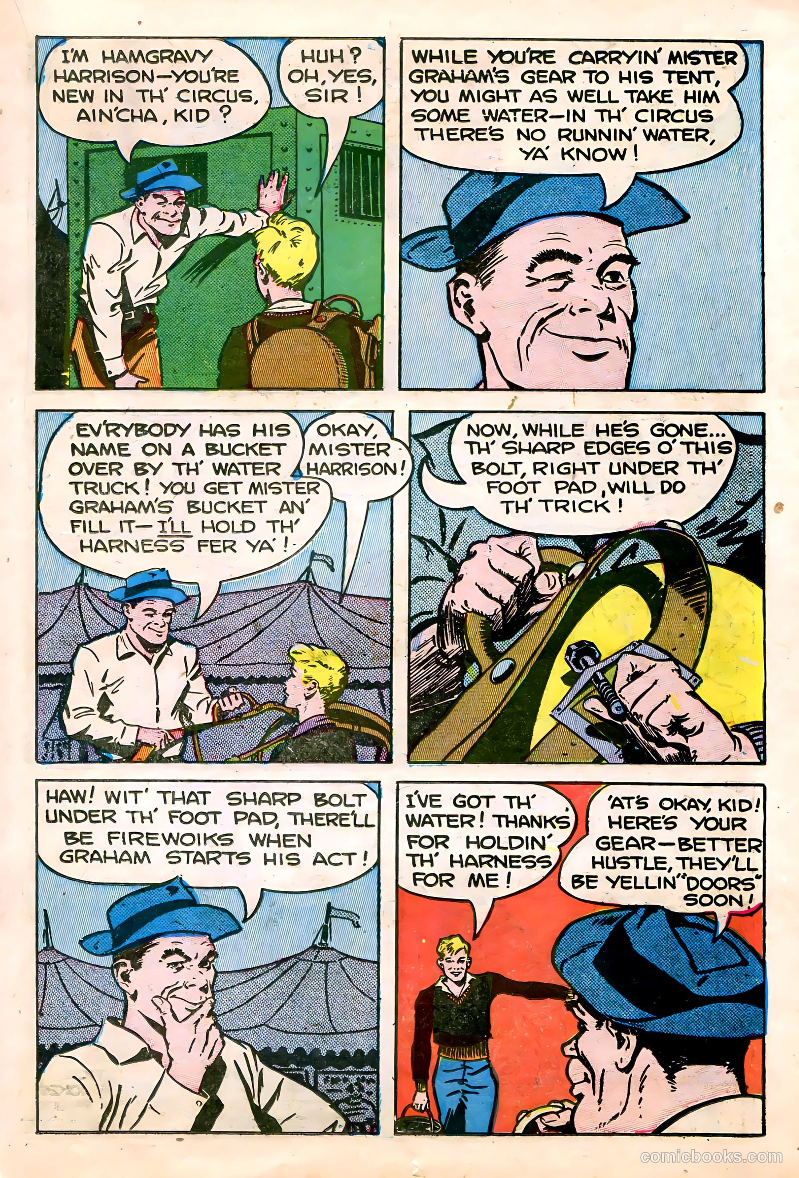 Tommy of the Big Top #11 (1948) — page 21 of 52