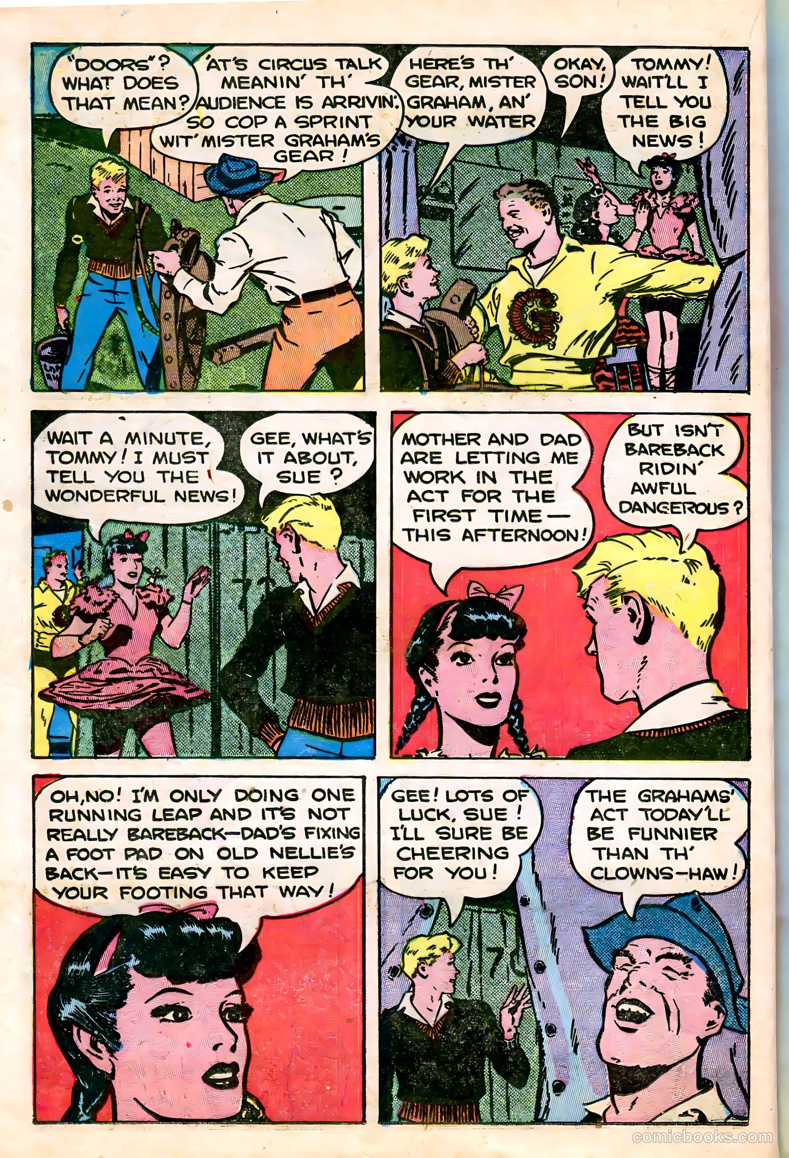 Tommy of the Big Top #11 (1948) — page 22 of 52