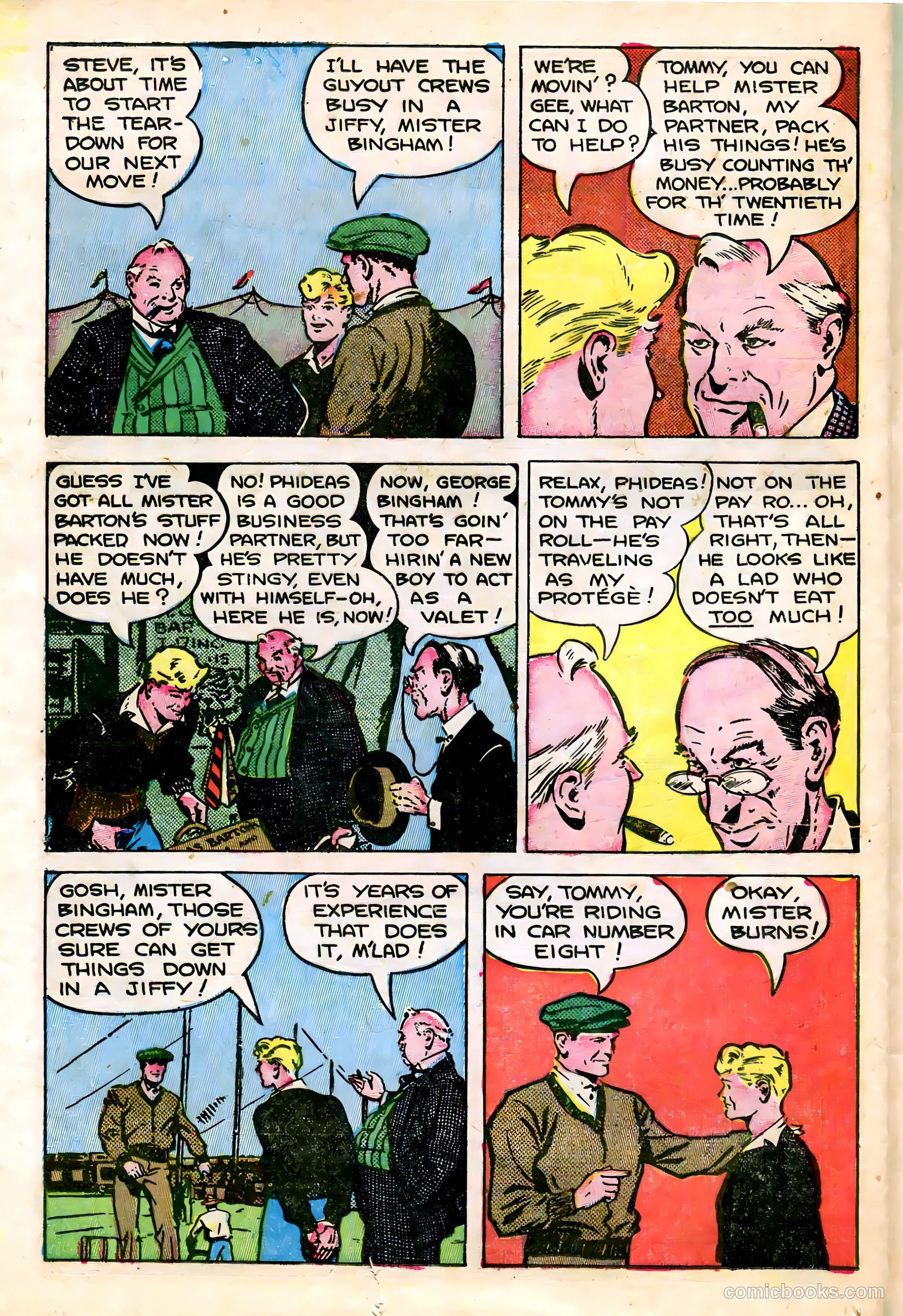 Tommy of the Big Top #11 (1948) — page 34 of 52
