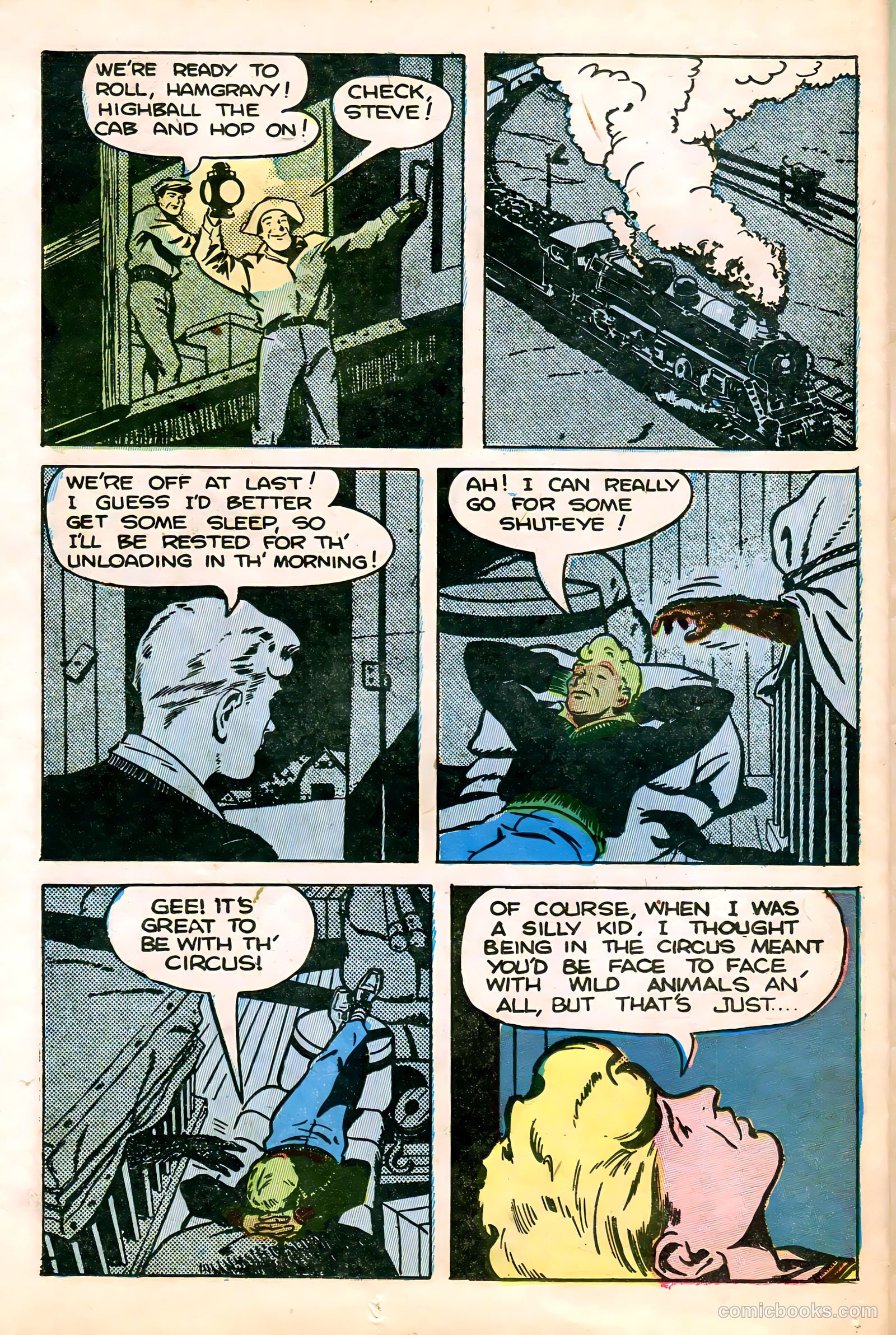 Tommy of the Big Top #11 (1948) — page 36 of 52