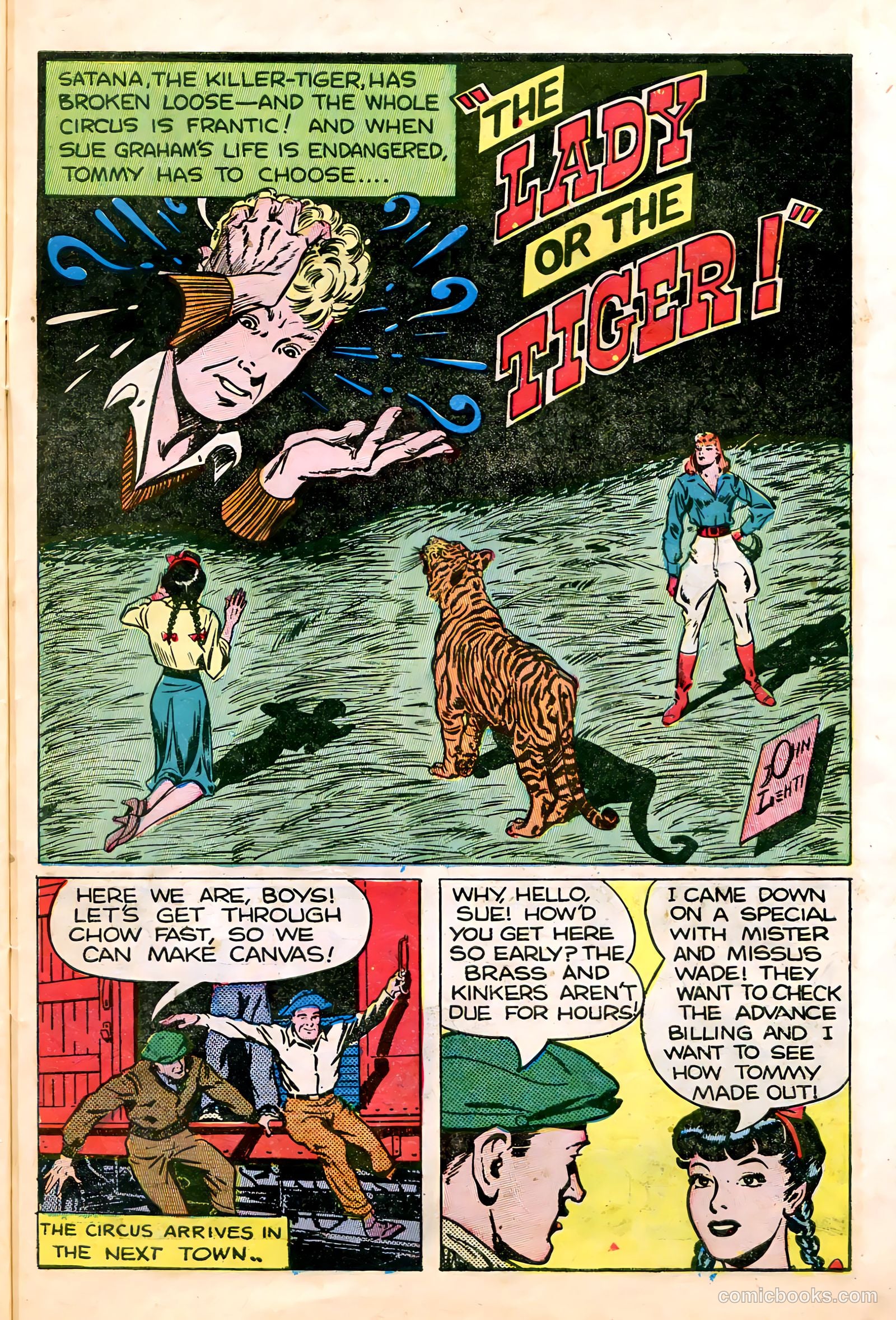 Tommy of the Big Top #11 (1948) — page 39 of 52