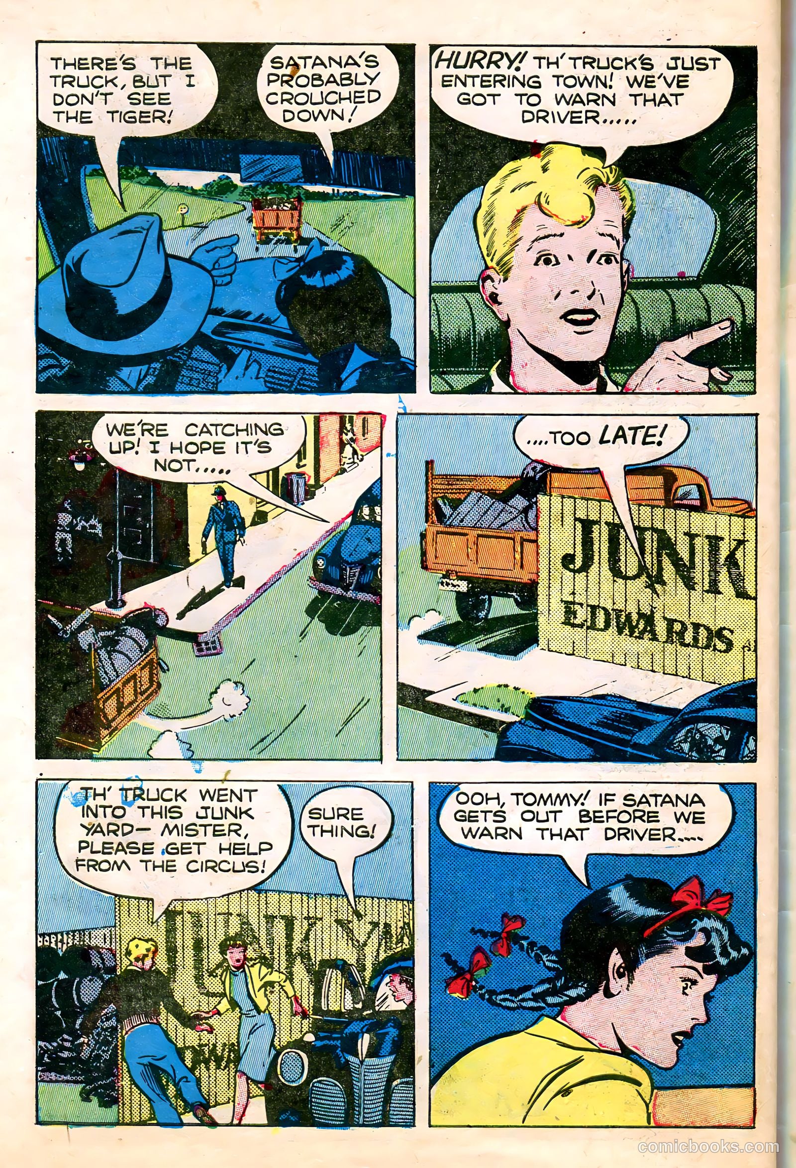 Tommy of the Big Top #11 (1948) — page 44 of 52