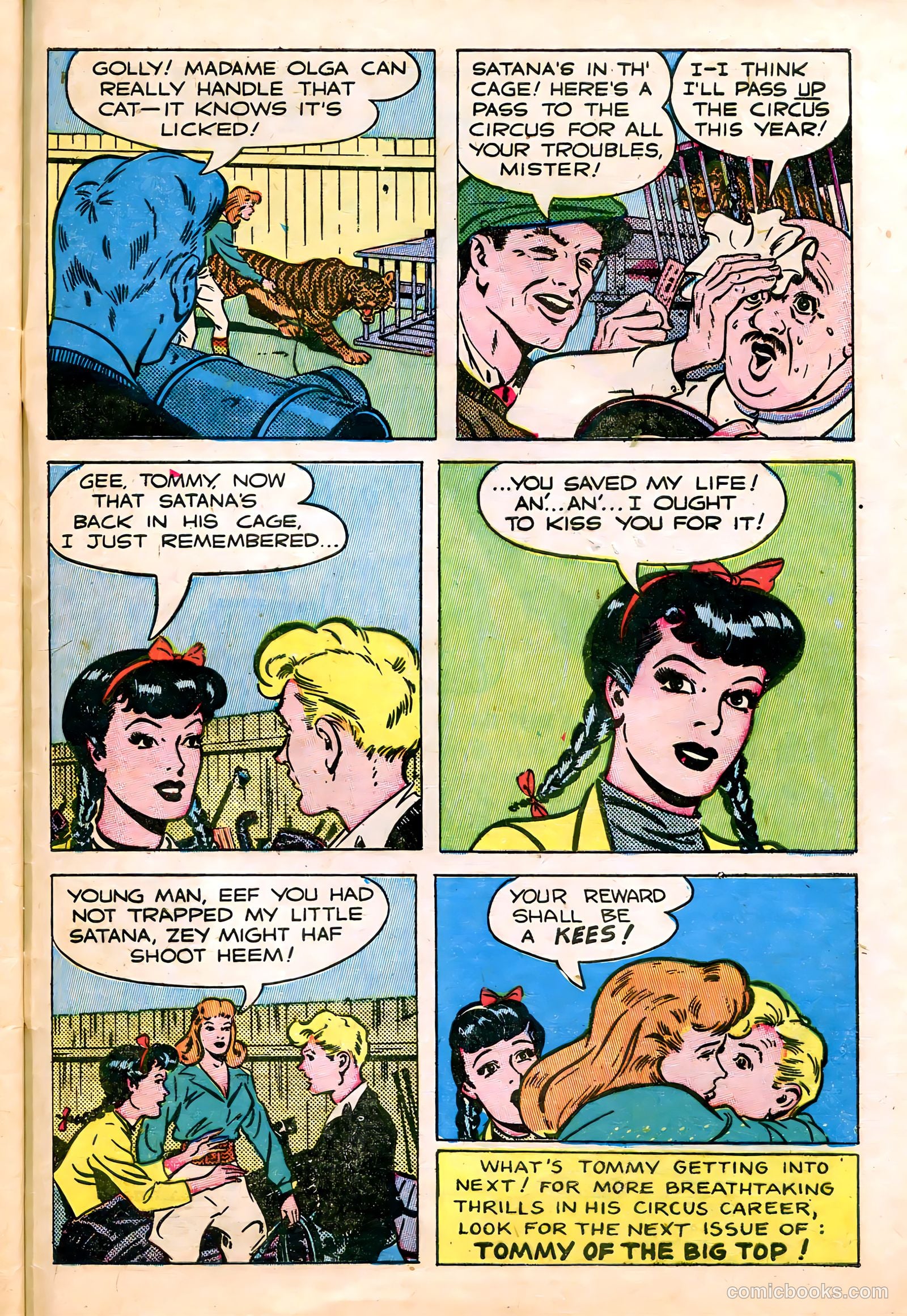 Tommy of the Big Top #11 (1948) — page 49 of 52