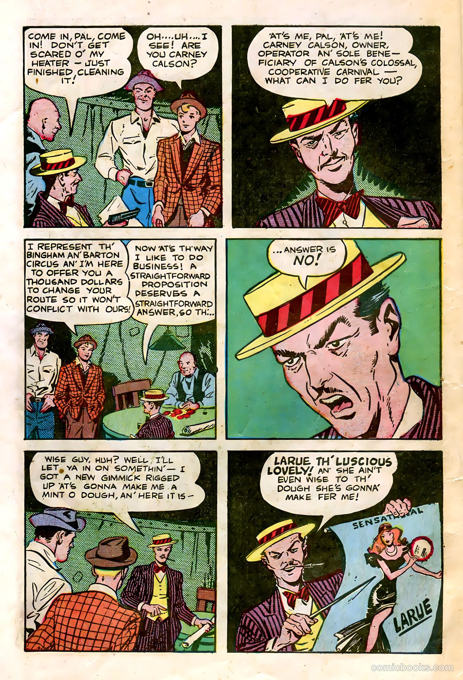 Tommy of the Big Top #12 (1949) — page 6 of 36