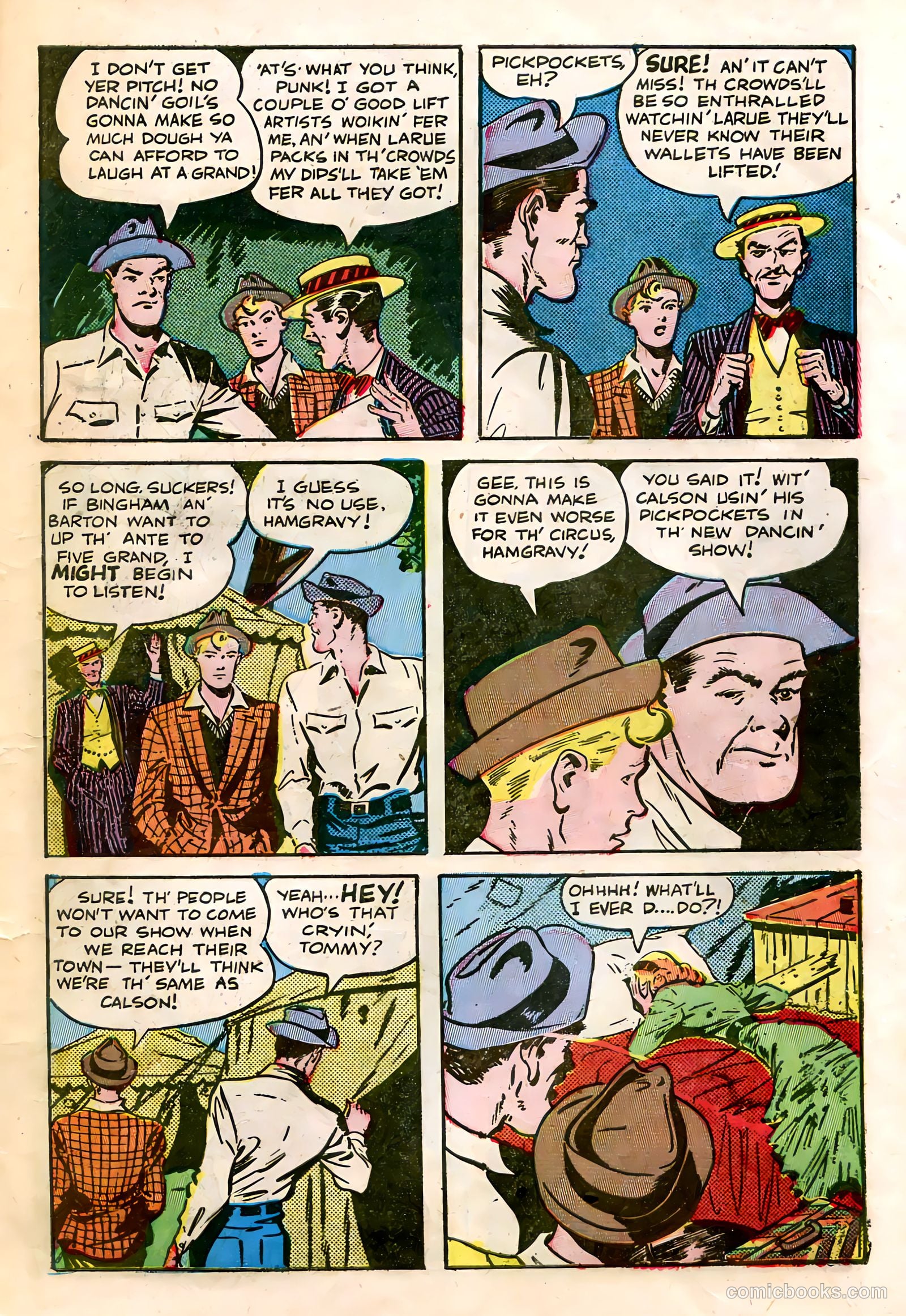 Tommy of the Big Top #12 (1949) — page 7 of 36