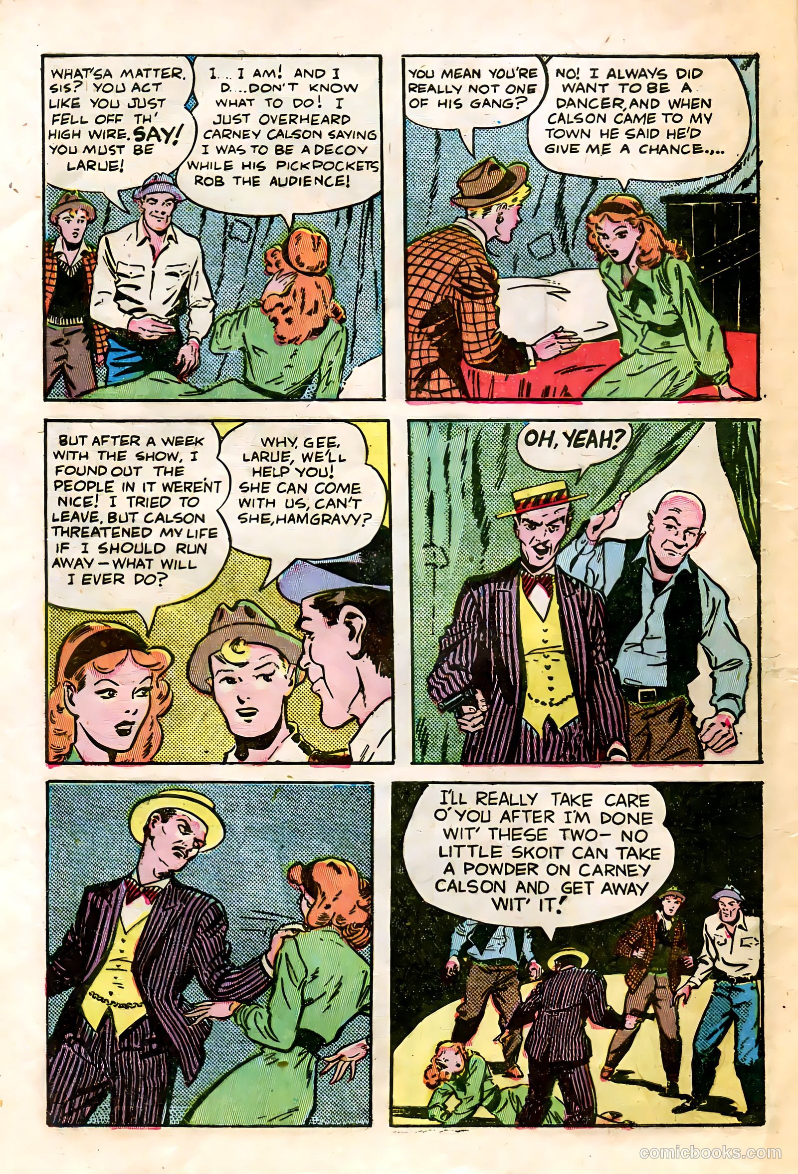 Tommy of the Big Top #12 (1949) — page 8 of 36